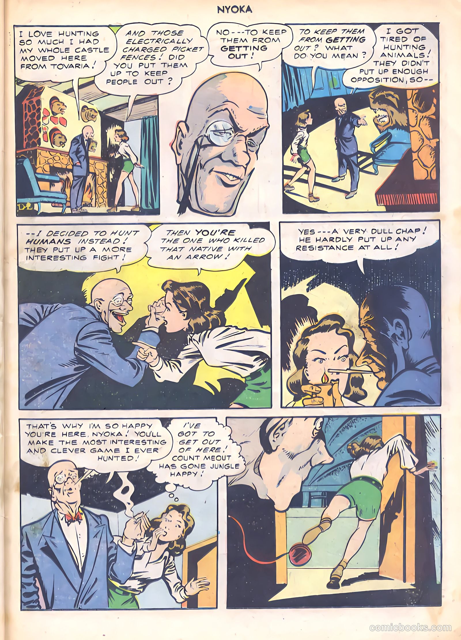 Nyoka the Jungle Girl #11 — page 35 of 52