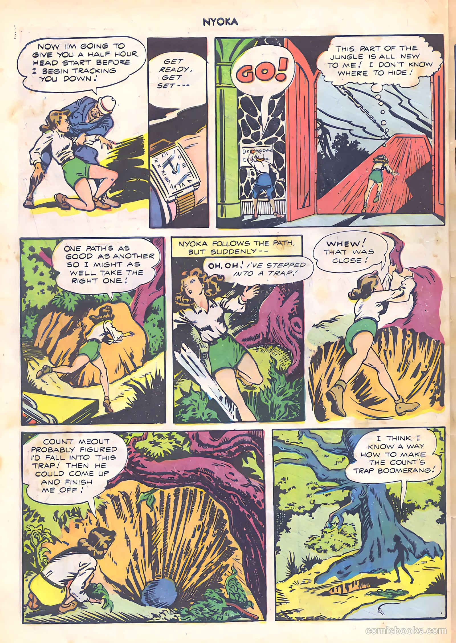 Nyoka the Jungle Girl #11 — page 44 of 52