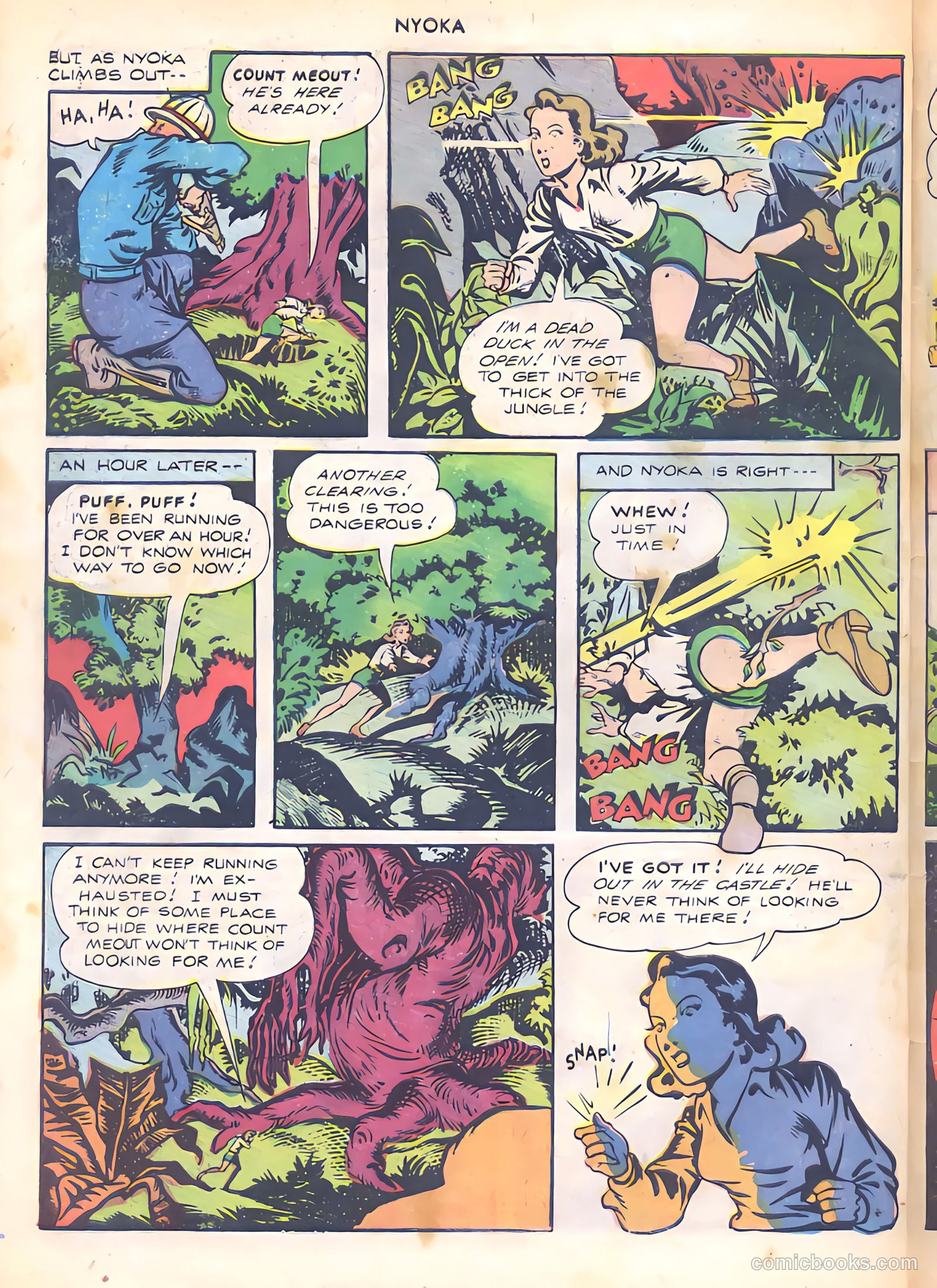 Nyoka the Jungle Girl #11 — page 46 of 52