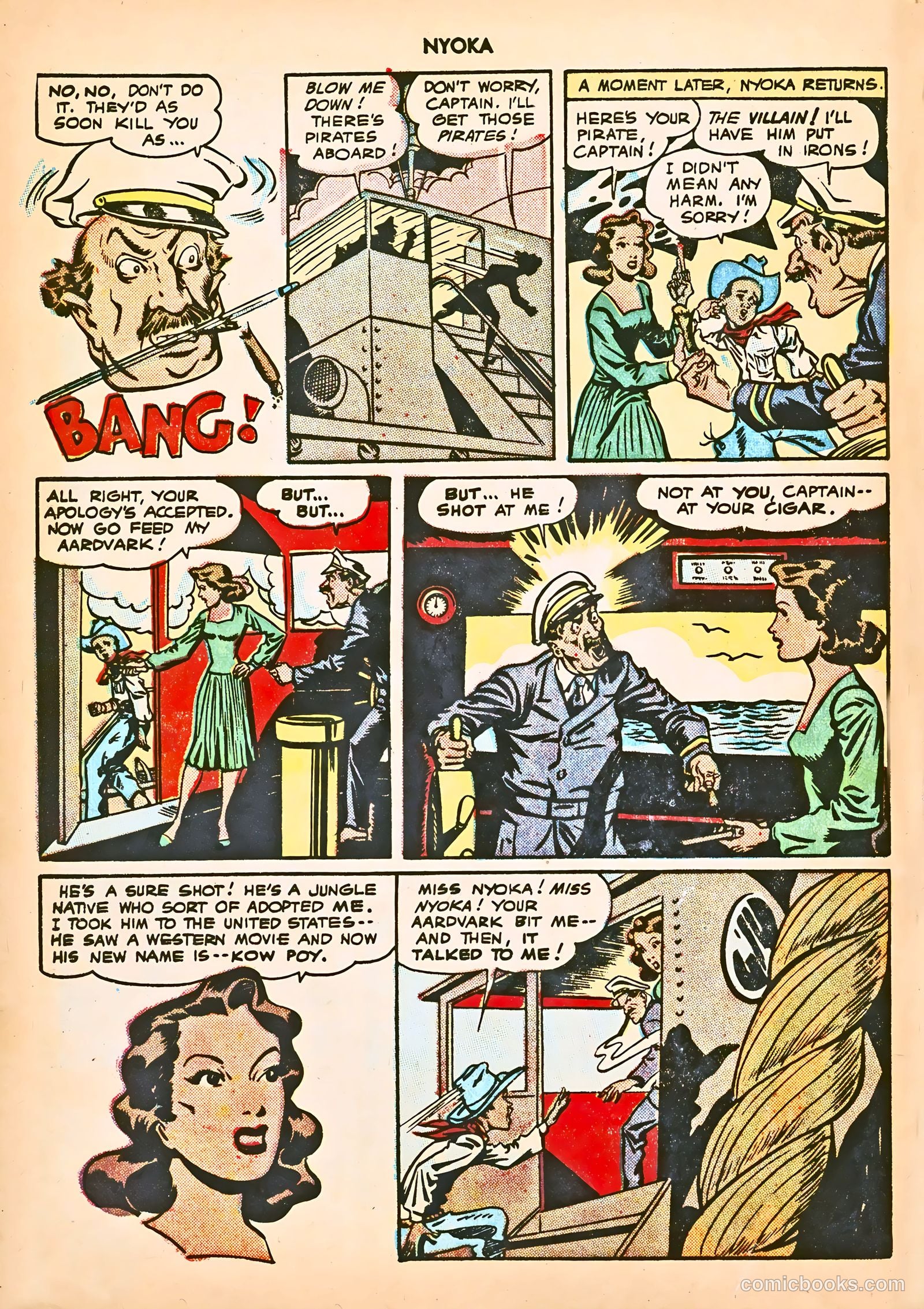 Nyoka the Jungle Girl #12 — page 4 of 36