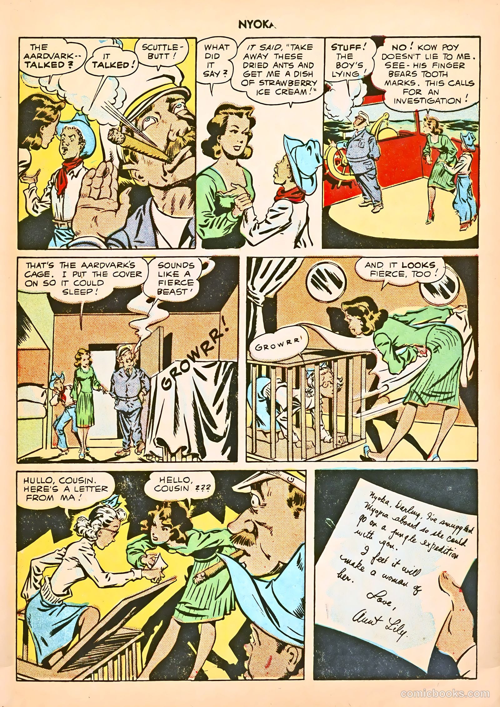 Nyoka the Jungle Girl #12 — page 5 of 36
