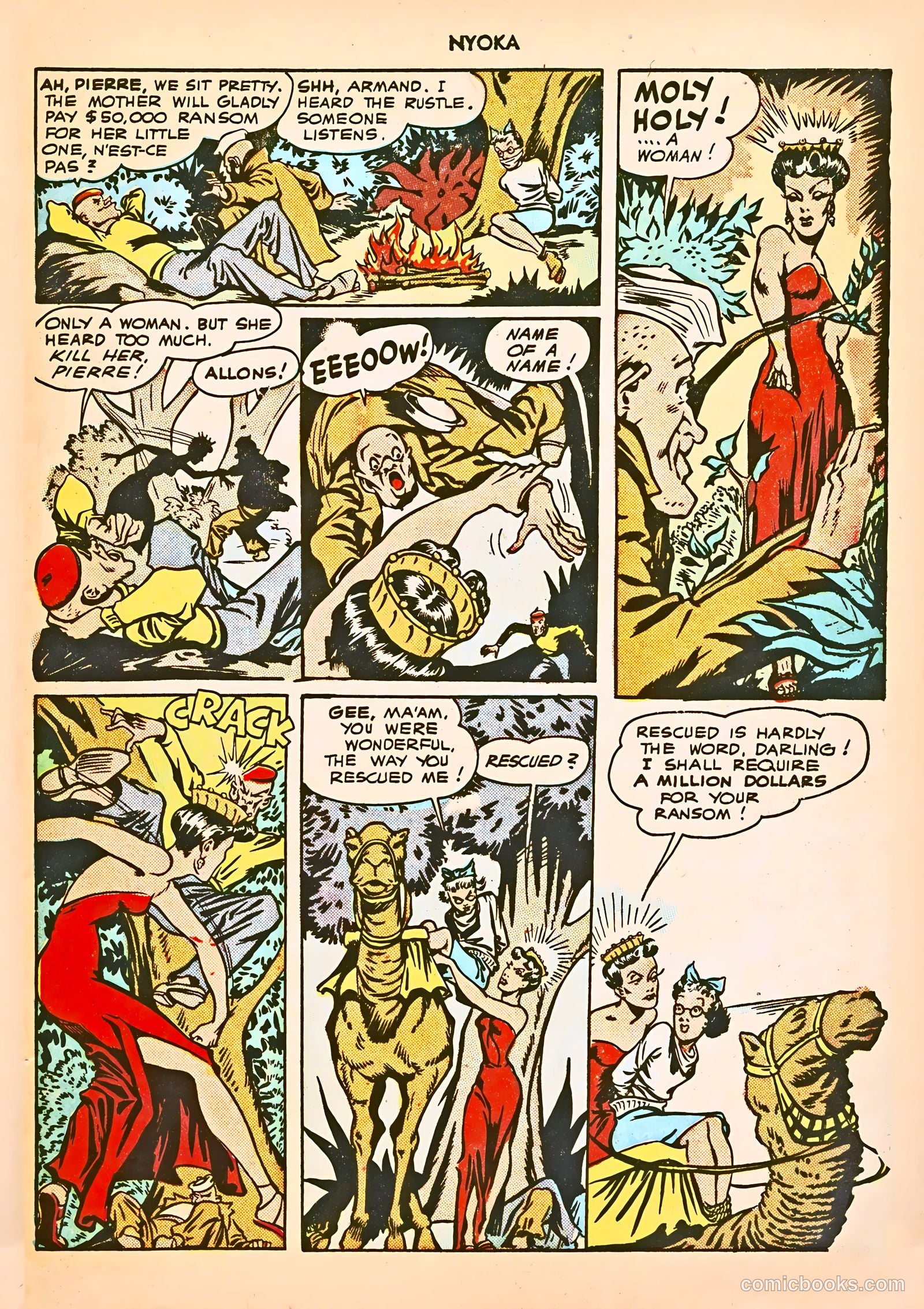 Nyoka the Jungle Girl #12 — page 7 of 36