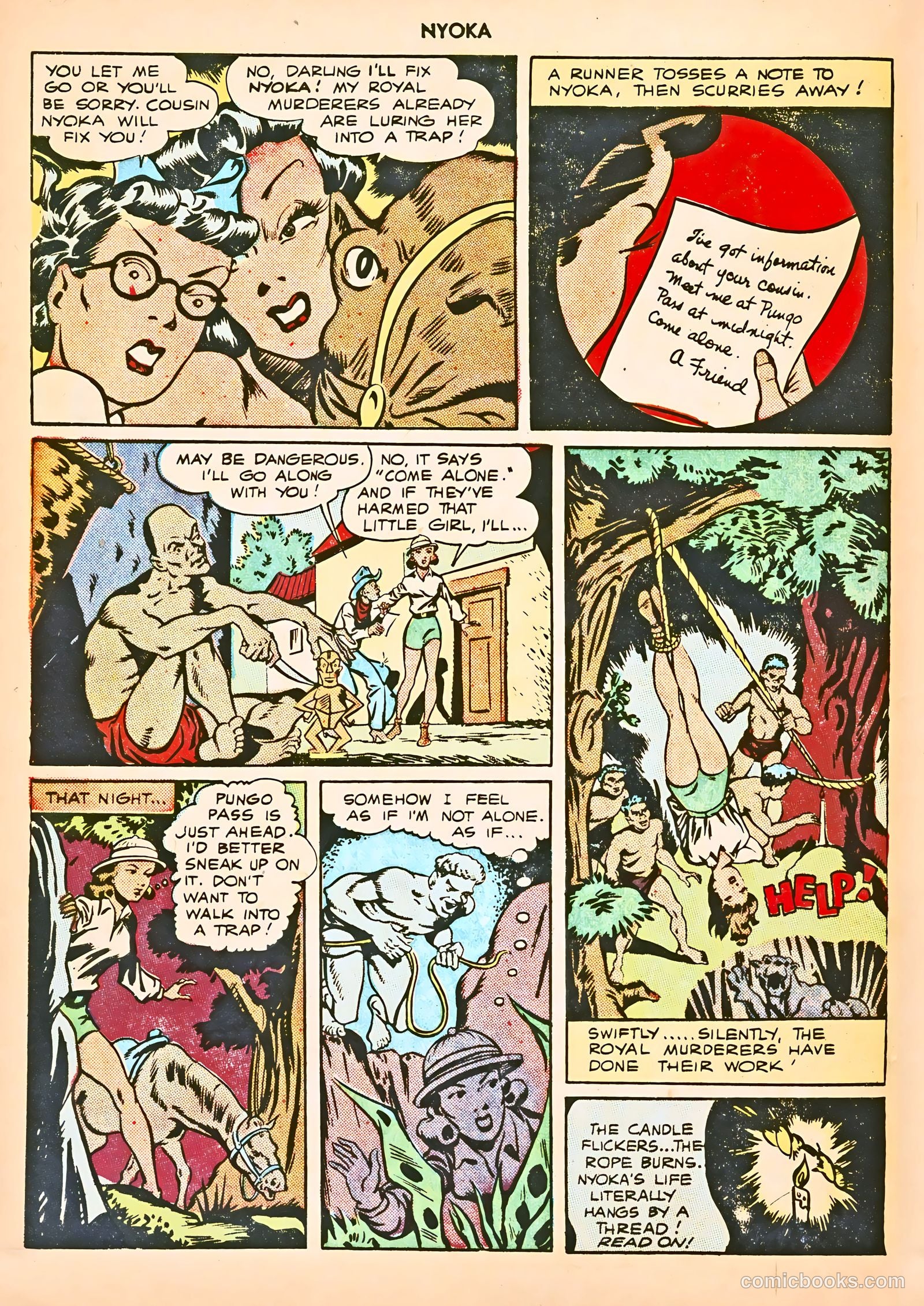 Nyoka the Jungle Girl #12 — page 8 of 36