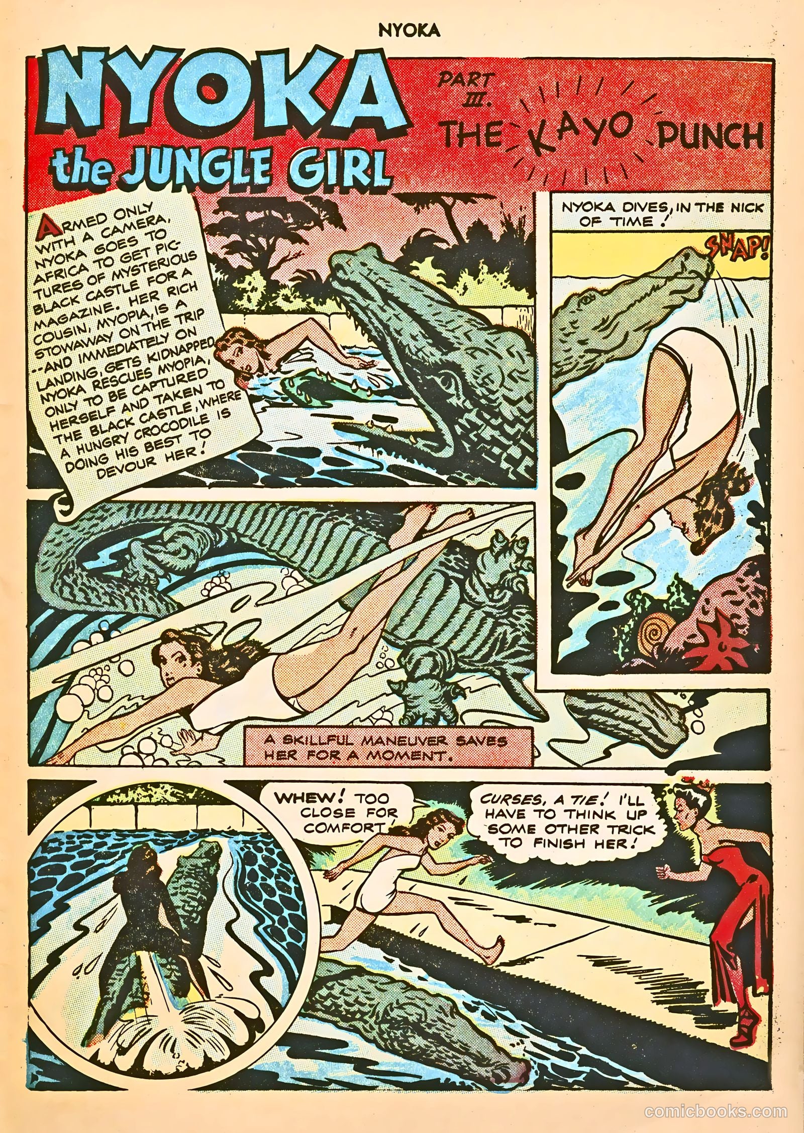 Nyoka the Jungle Girl #12 — page 27 of 36
