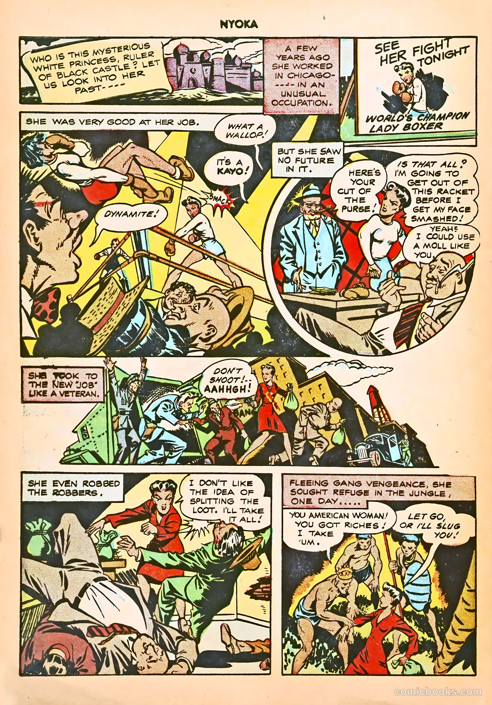 Nyoka the Jungle Girl #12 — page 28 of 36