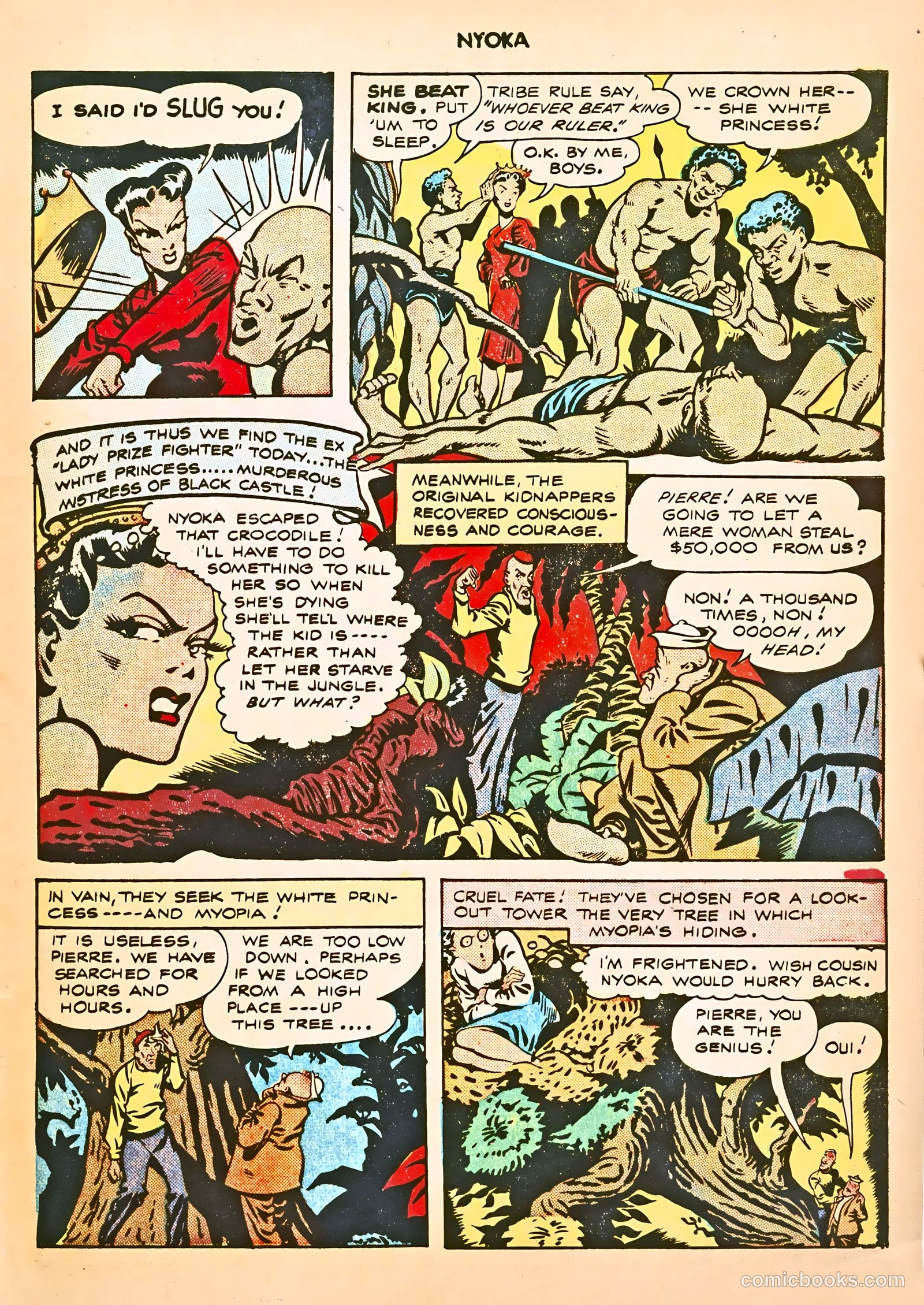 Nyoka the Jungle Girl #12 — page 29 of 36