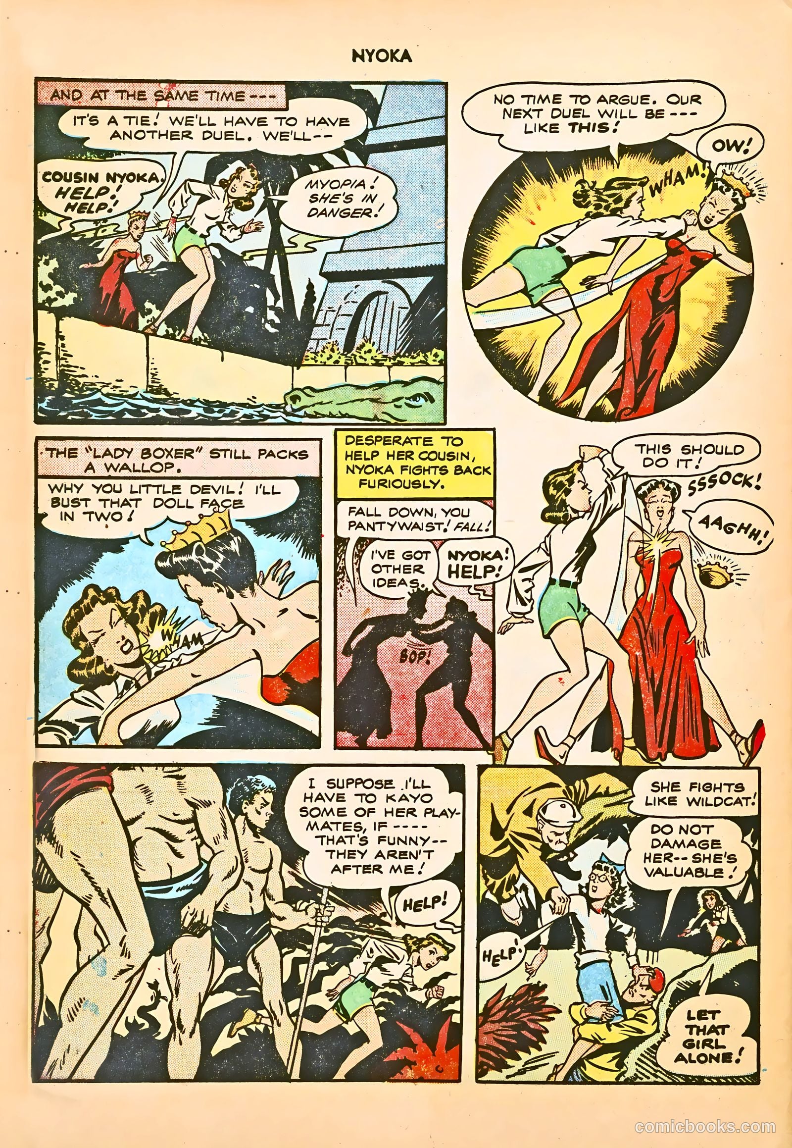 Nyoka the Jungle Girl #12 — page 30 of 36