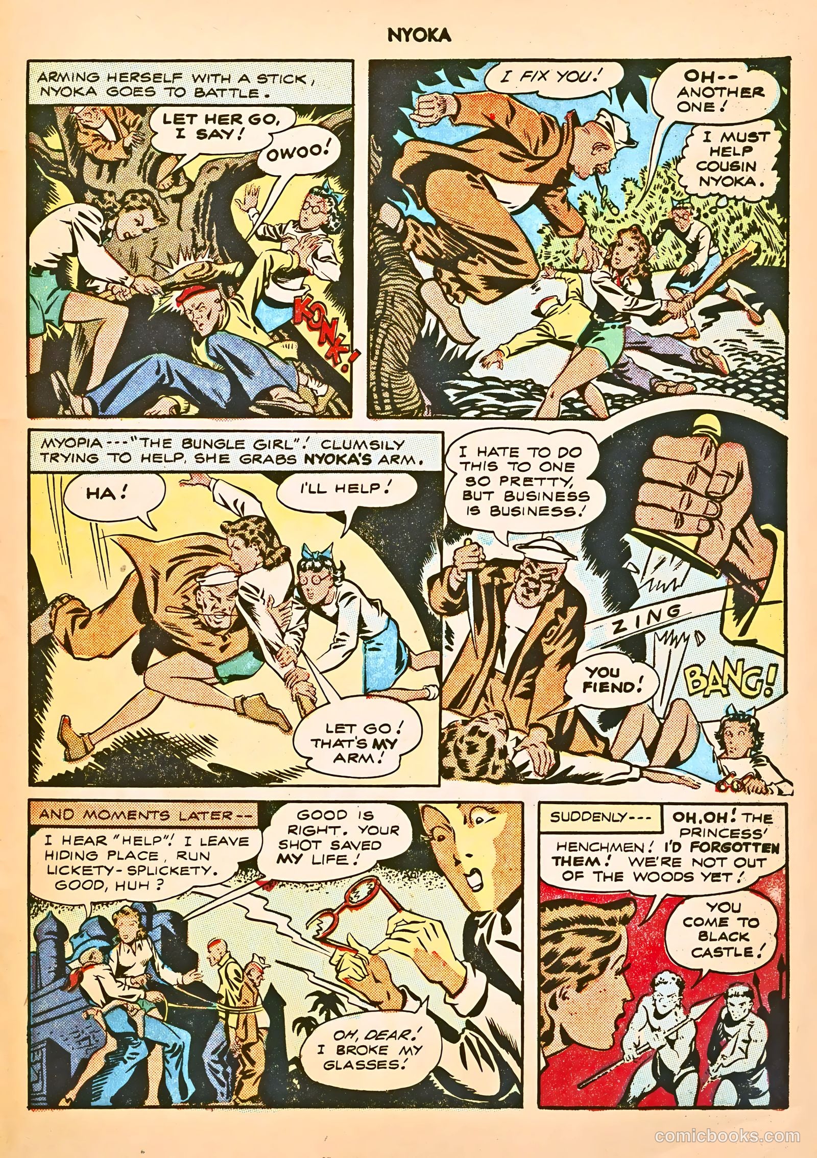 Nyoka the Jungle Girl #12 — page 31 of 36