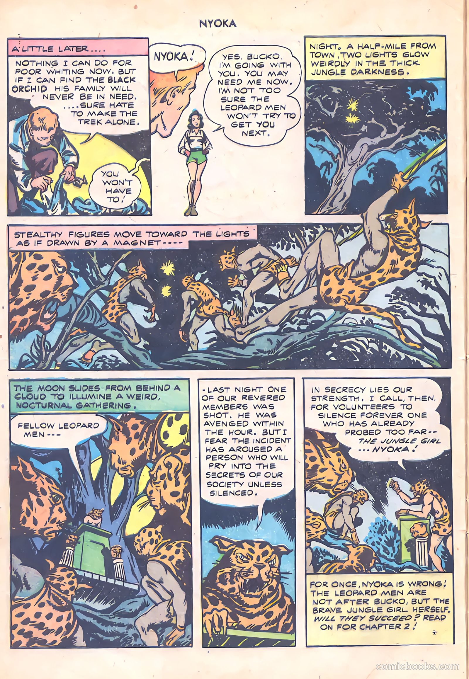Nyoka the Jungle Girl #13 — page 8 of 36