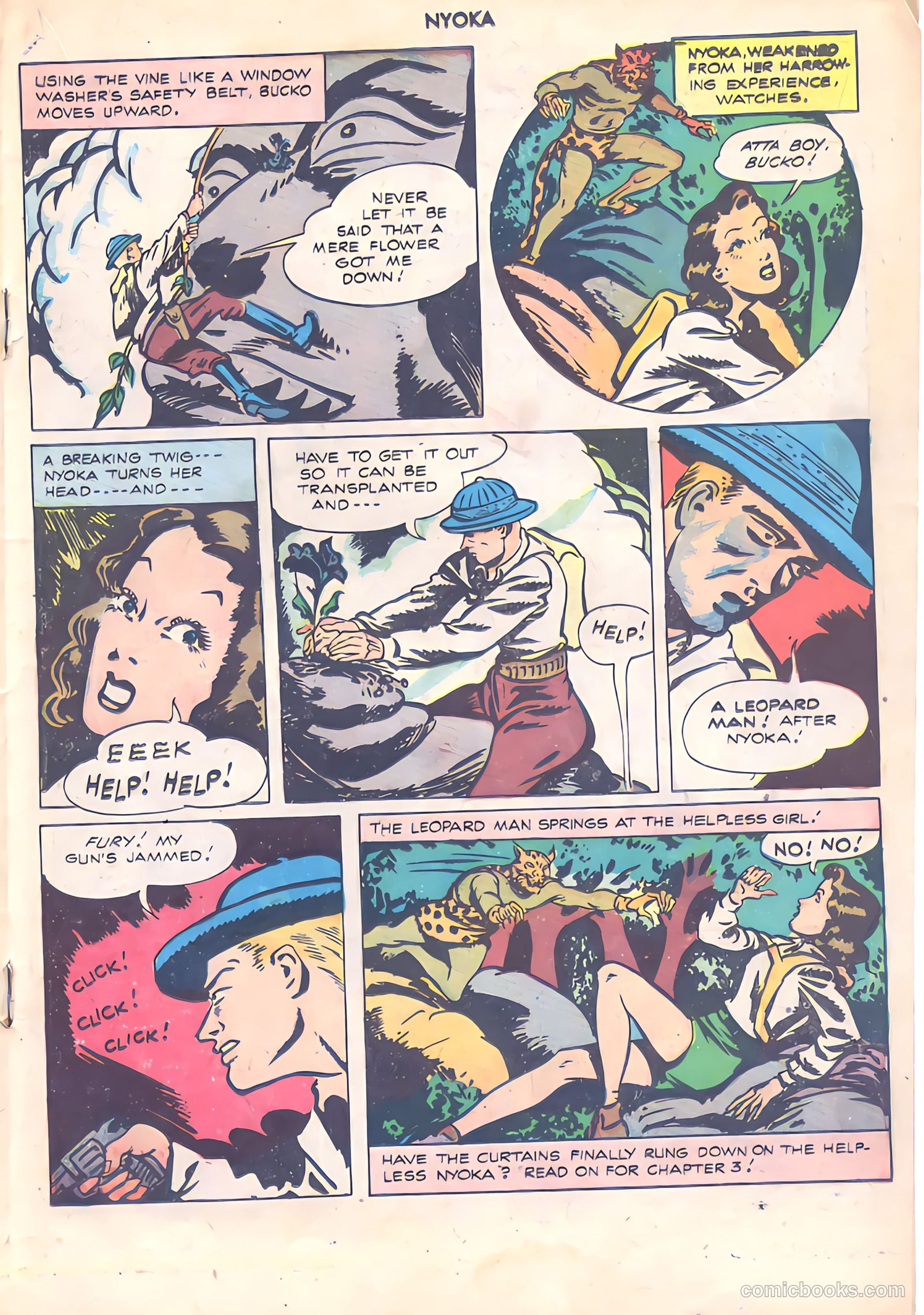 Nyoka the Jungle Girl #13 — page 19 of 36