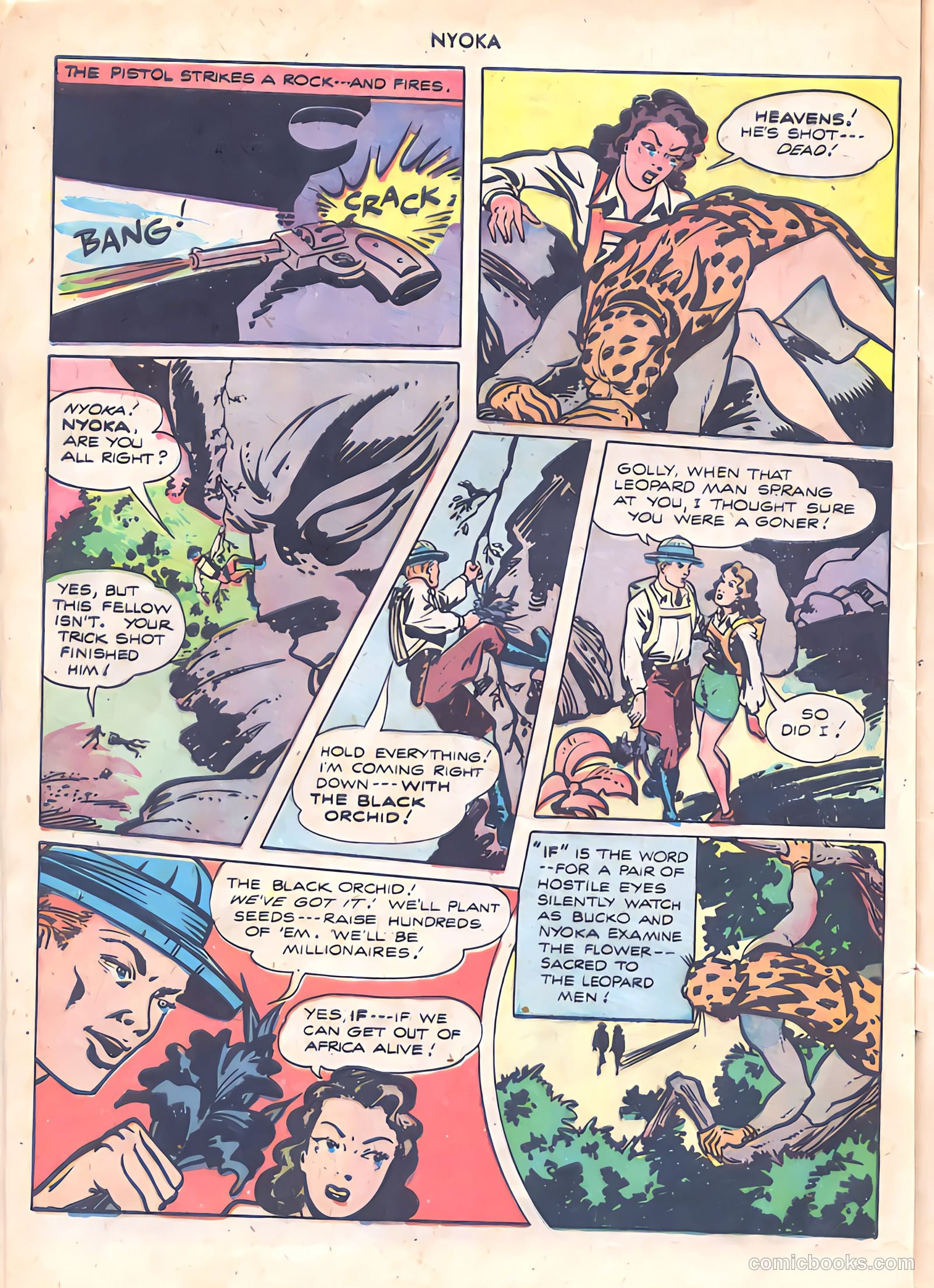 Nyoka the Jungle Girl #13 — page 28 of 36