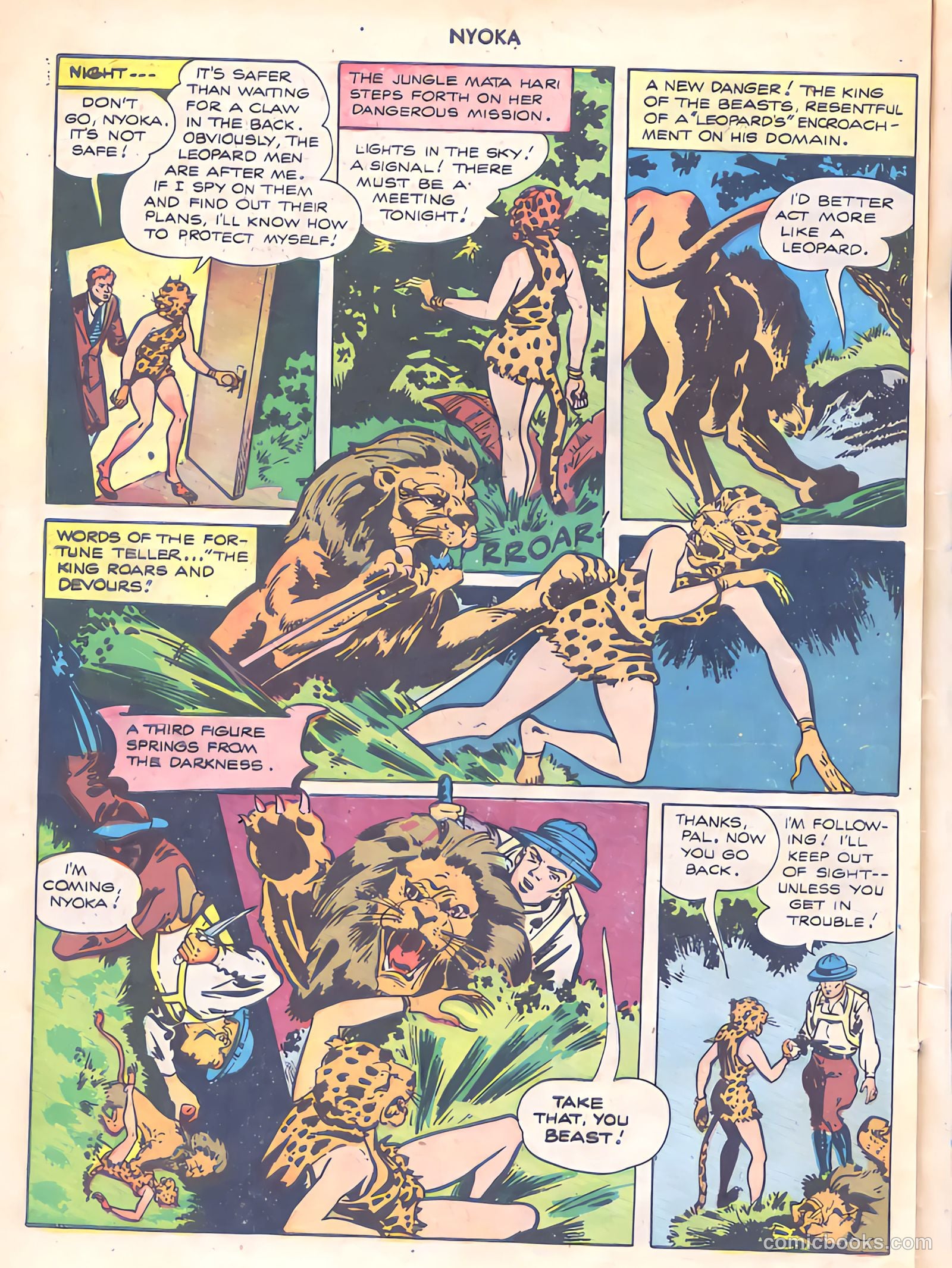 Nyoka the Jungle Girl #13 — page 30 of 36