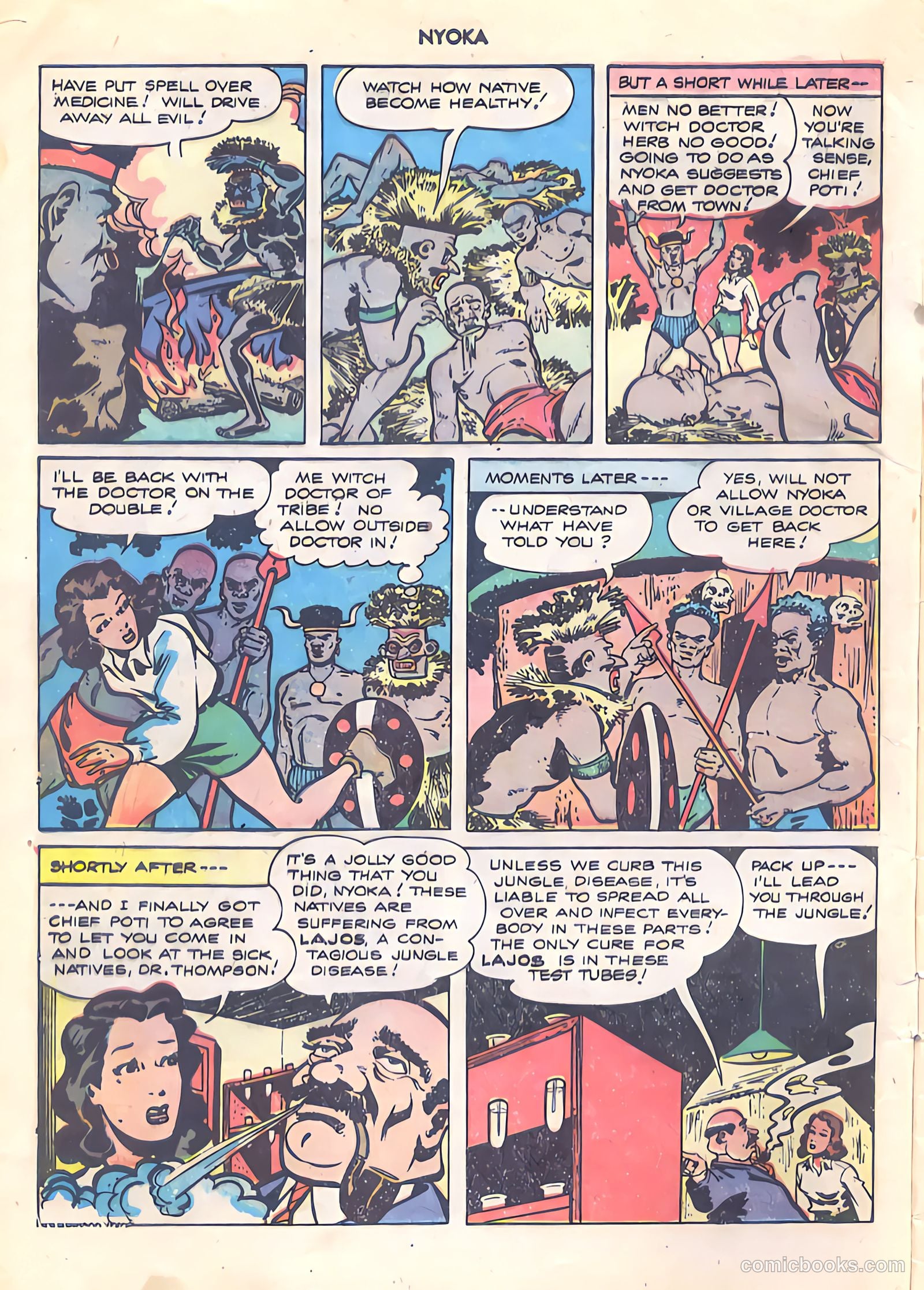 Nyoka the Jungle Girl #14 — page 4 of 36