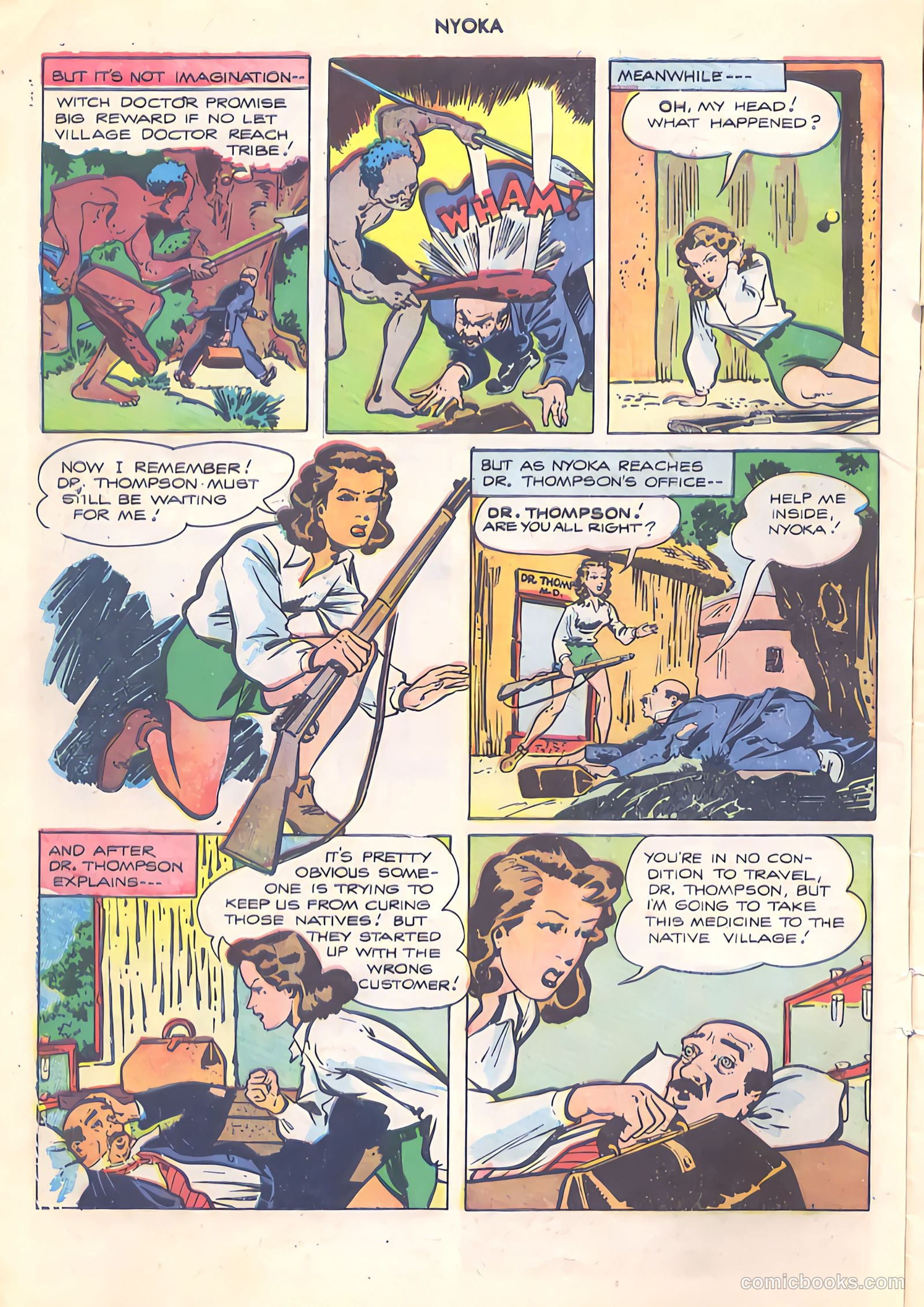 Nyoka the Jungle Girl #14 — page 6 of 36