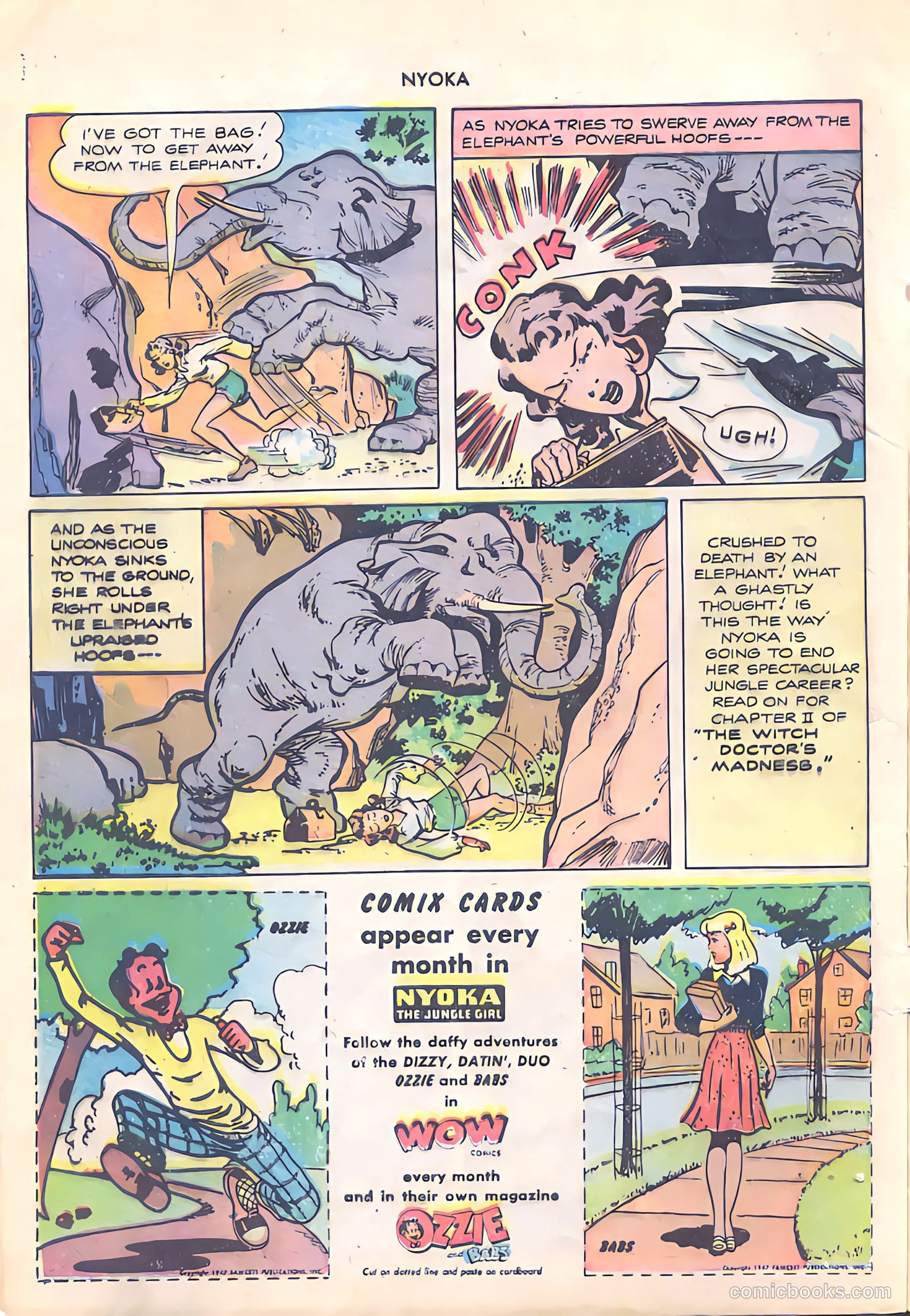 Nyoka the Jungle Girl #14 — page 8 of 36