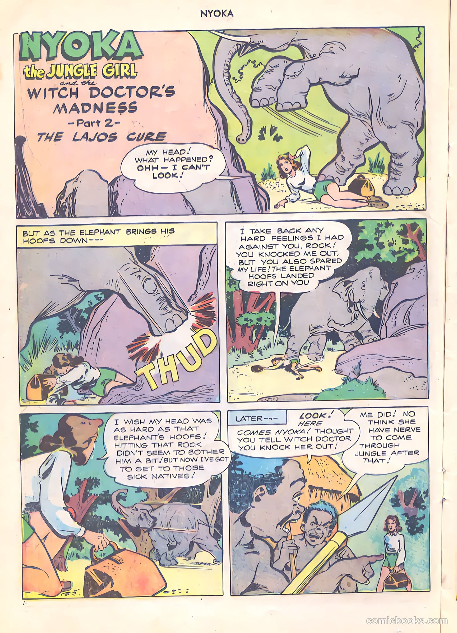 Nyoka the Jungle Girl #14 — page 14 of 36