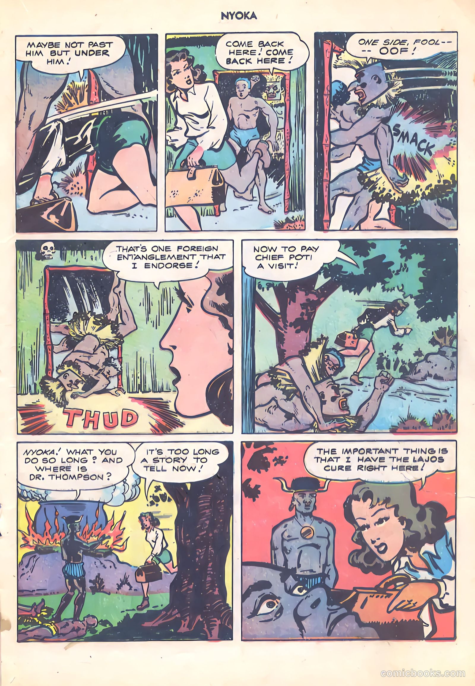 Nyoka the Jungle Girl #14 — page 17 of 36
