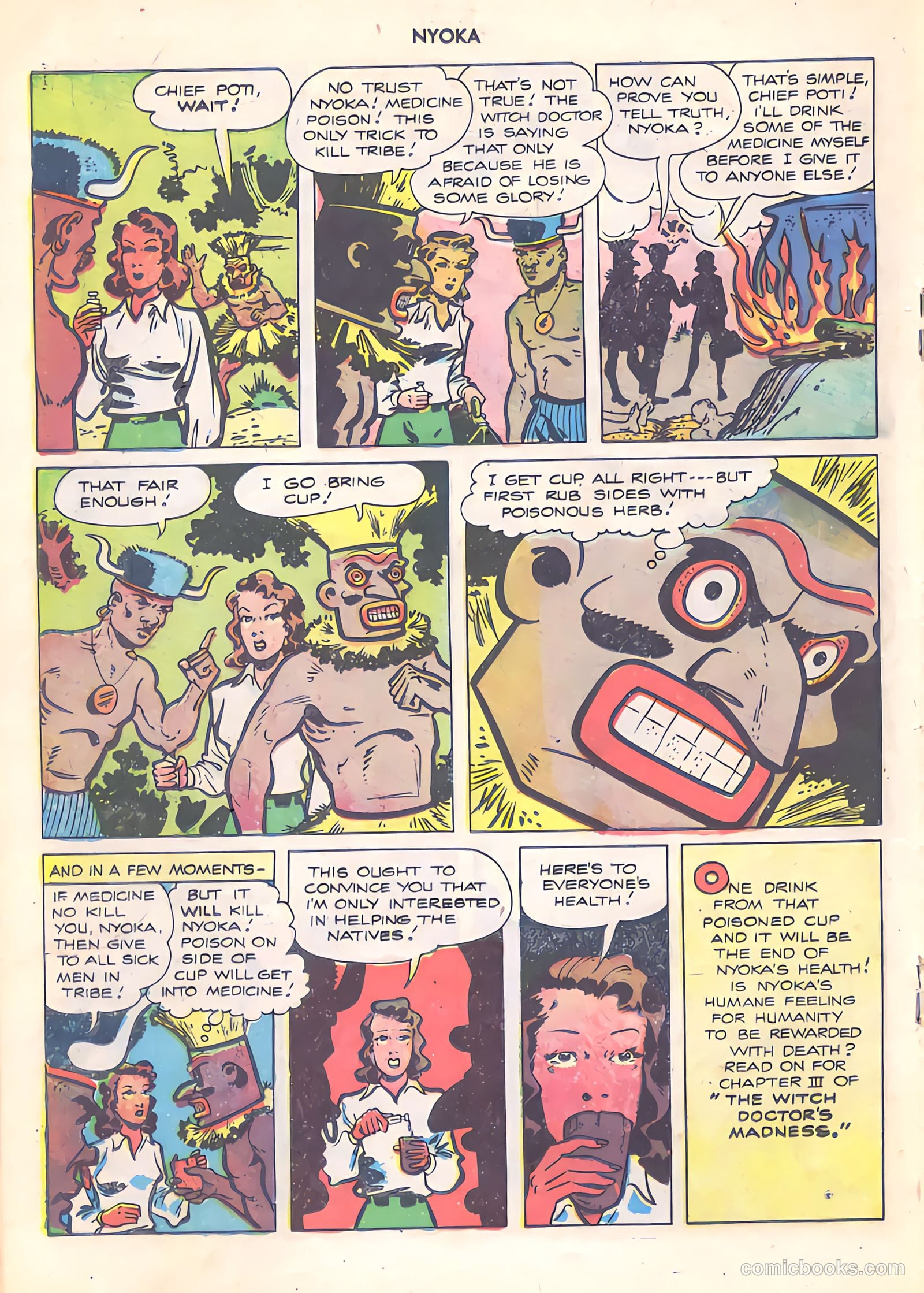 Nyoka the Jungle Girl #14 — page 18 of 36