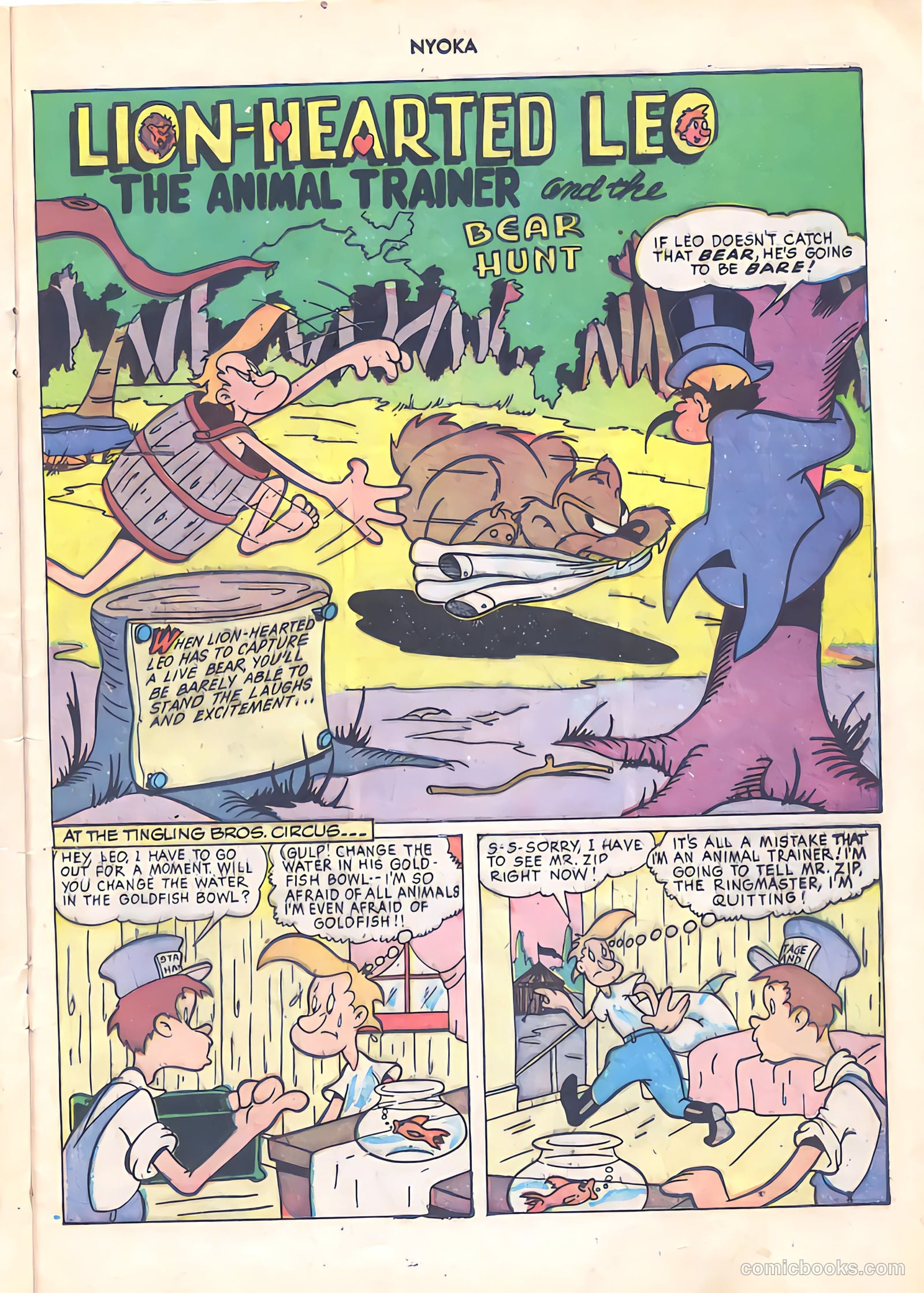 Nyoka the Jungle Girl #14 — page 21 of 36