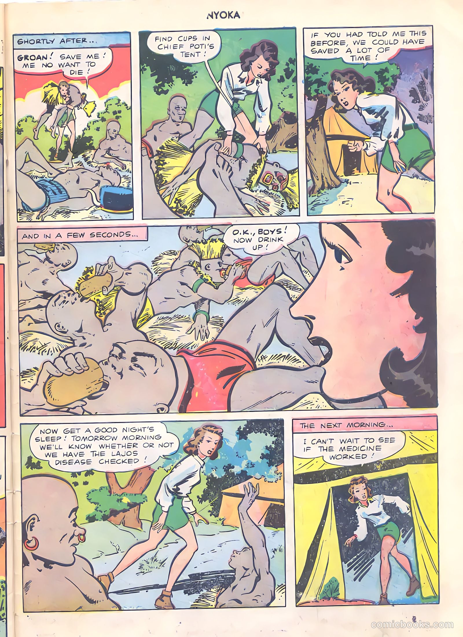 Nyoka the Jungle Girl #14 — page 31 of 36