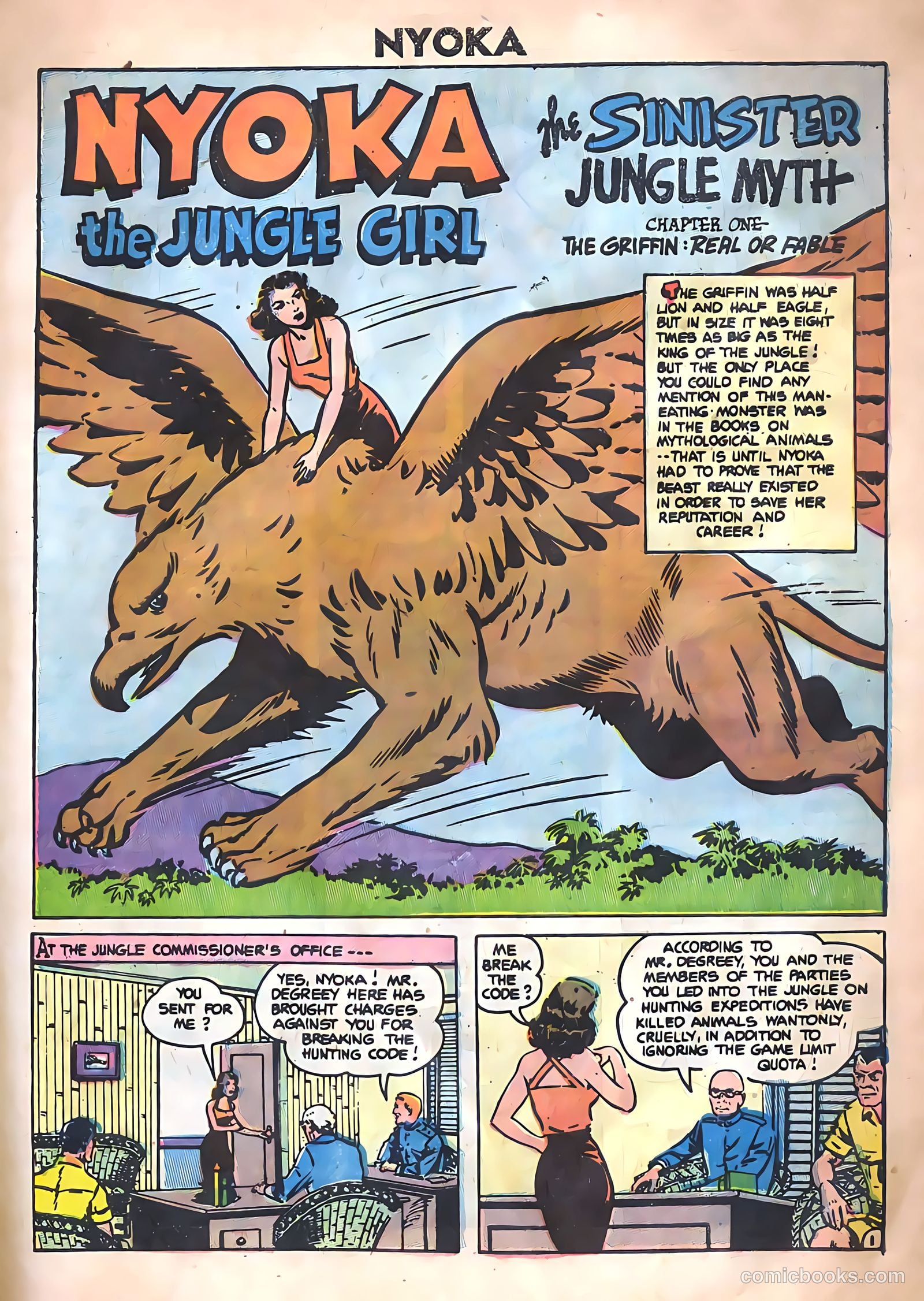 Nyoka the Jungle Girl #14 — page 3 of 36