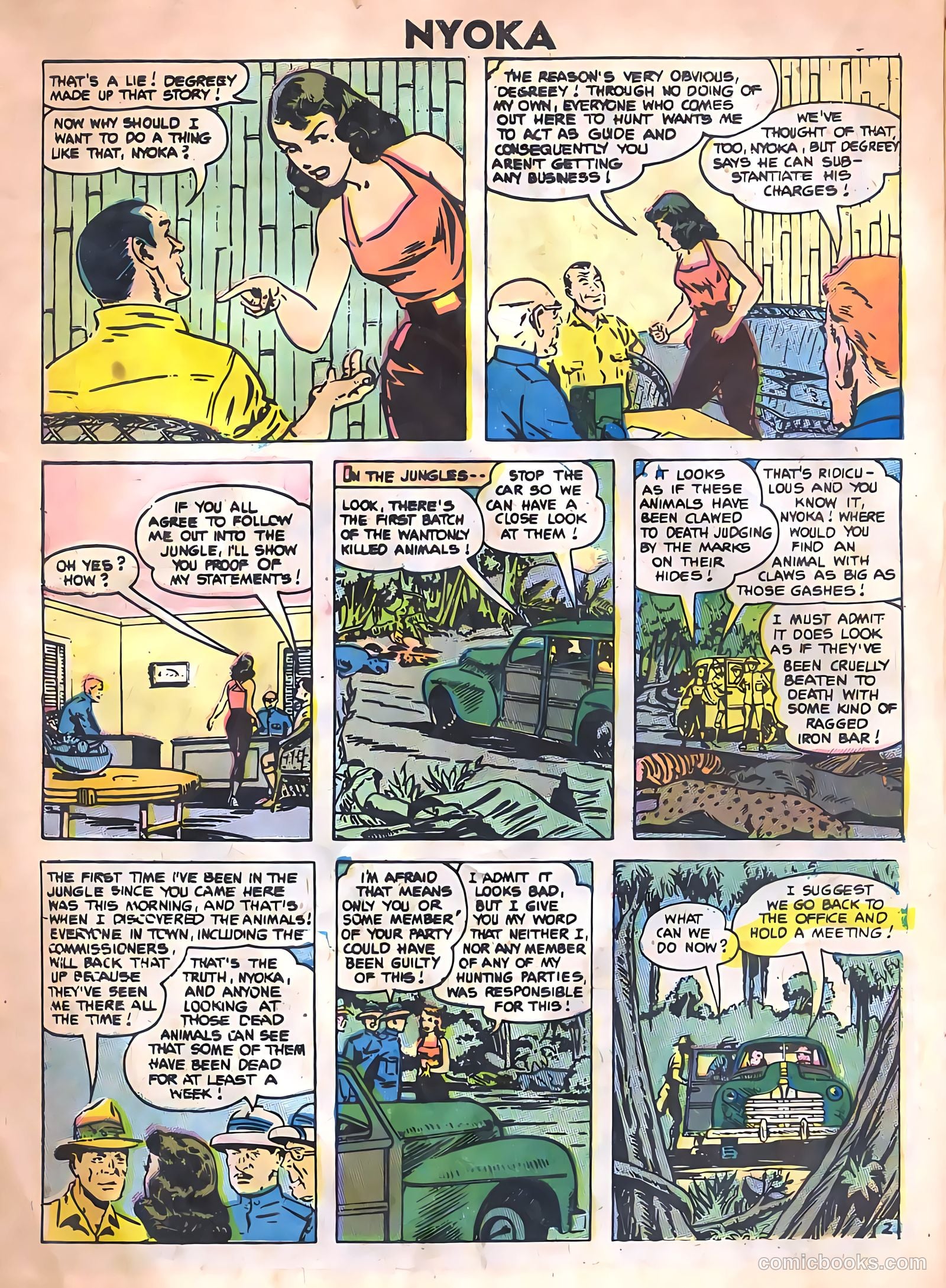 Nyoka the Jungle Girl #14 — page 4 of 36