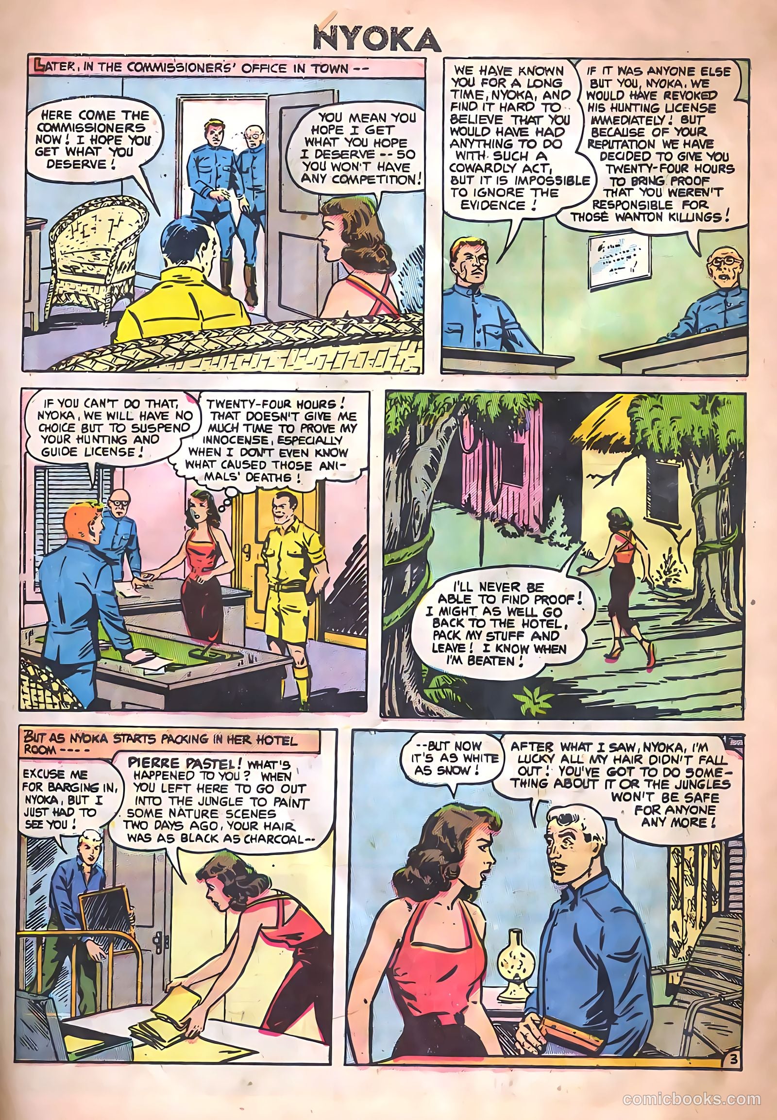 Nyoka the Jungle Girl #14 — page 5 of 36