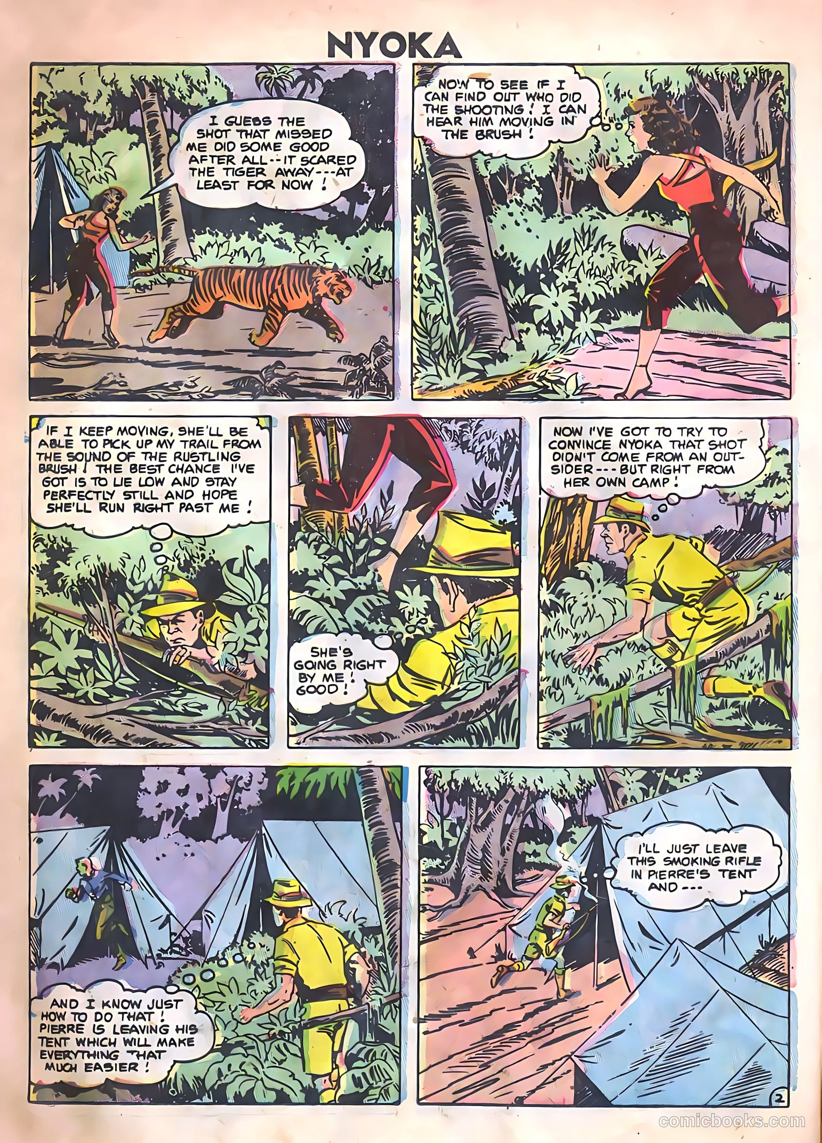 Nyoka the Jungle Girl #14 — page 12 of 36