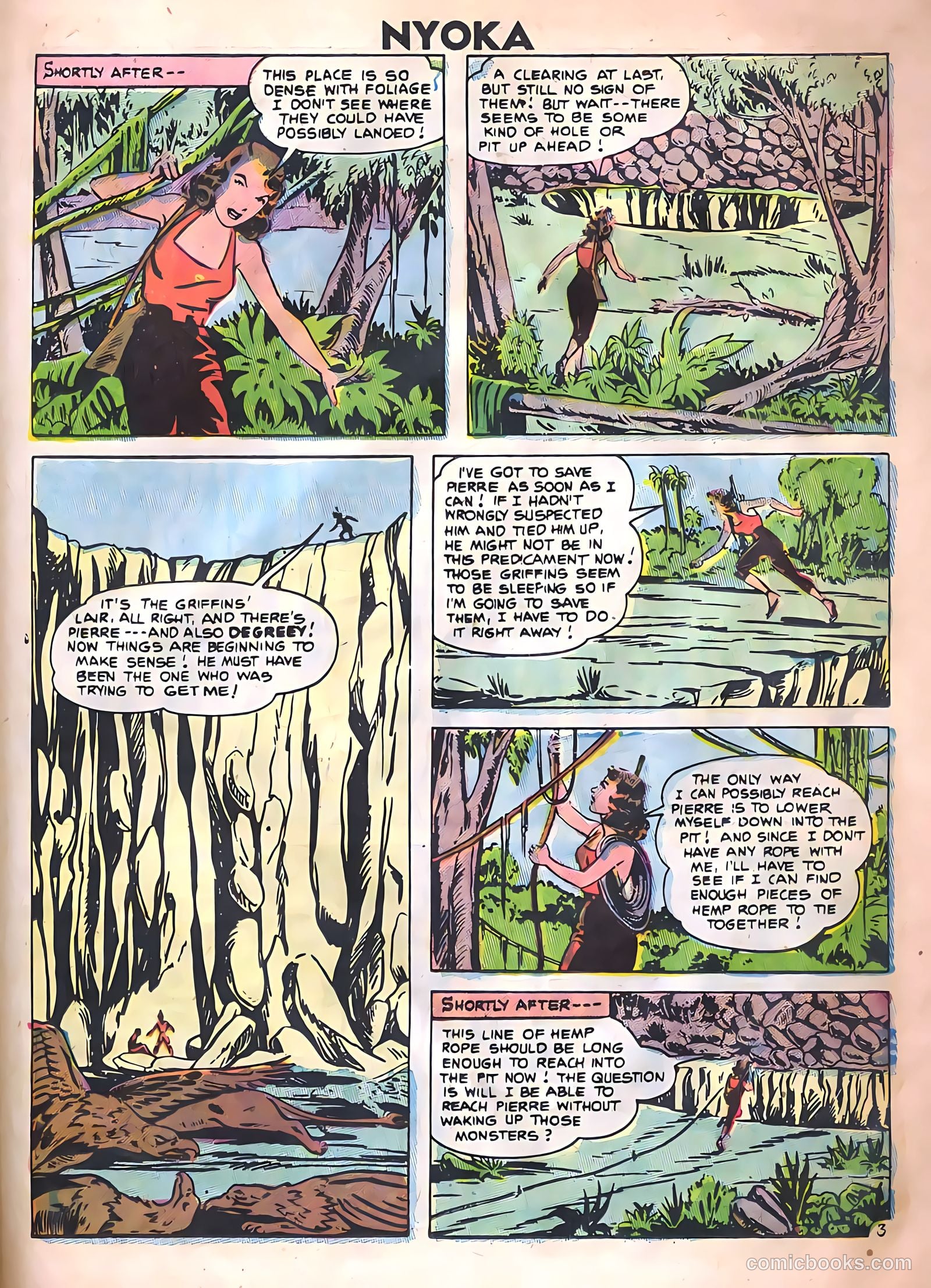 Nyoka the Jungle Girl #14 — page 23 of 36