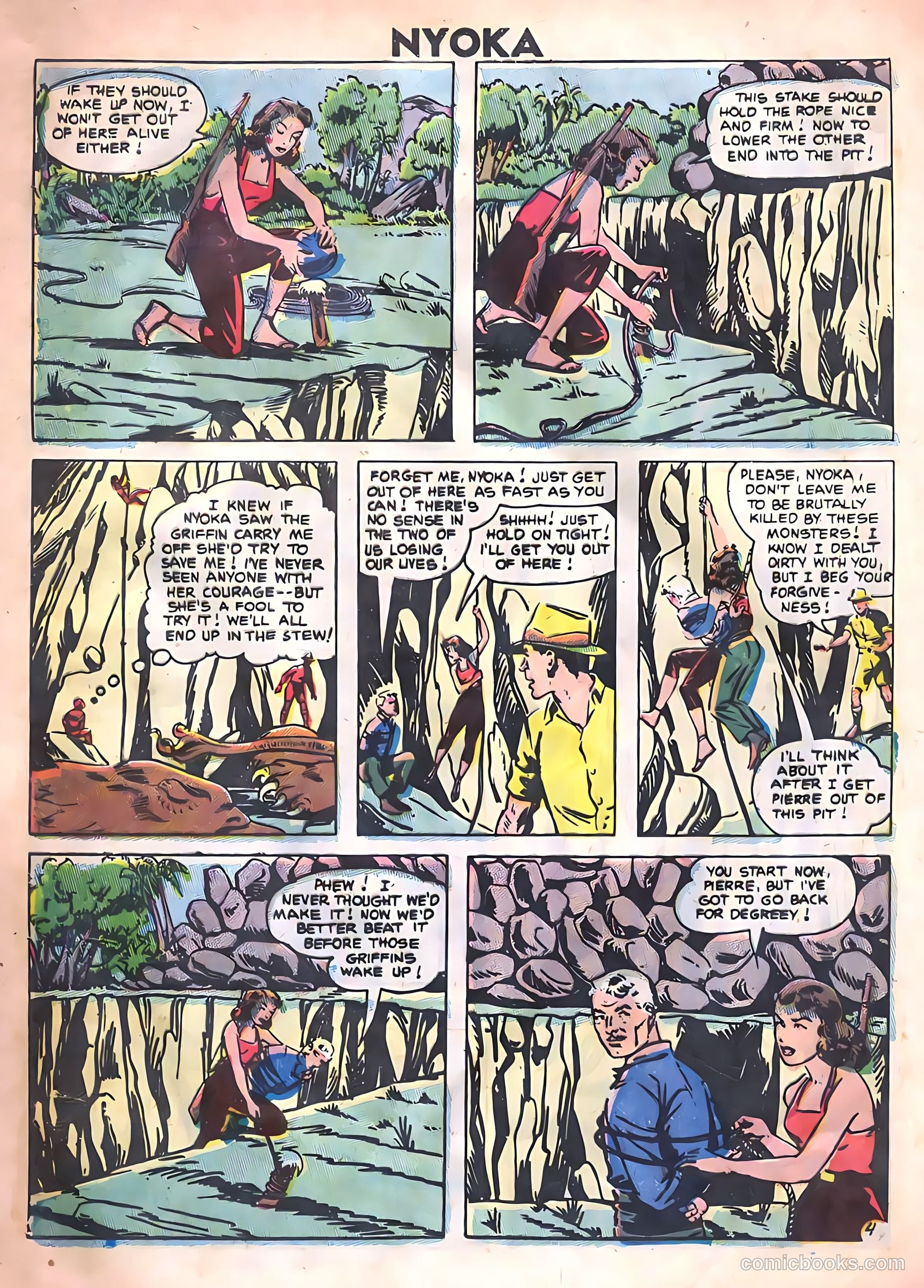 Nyoka the Jungle Girl #14 — page 24 of 36