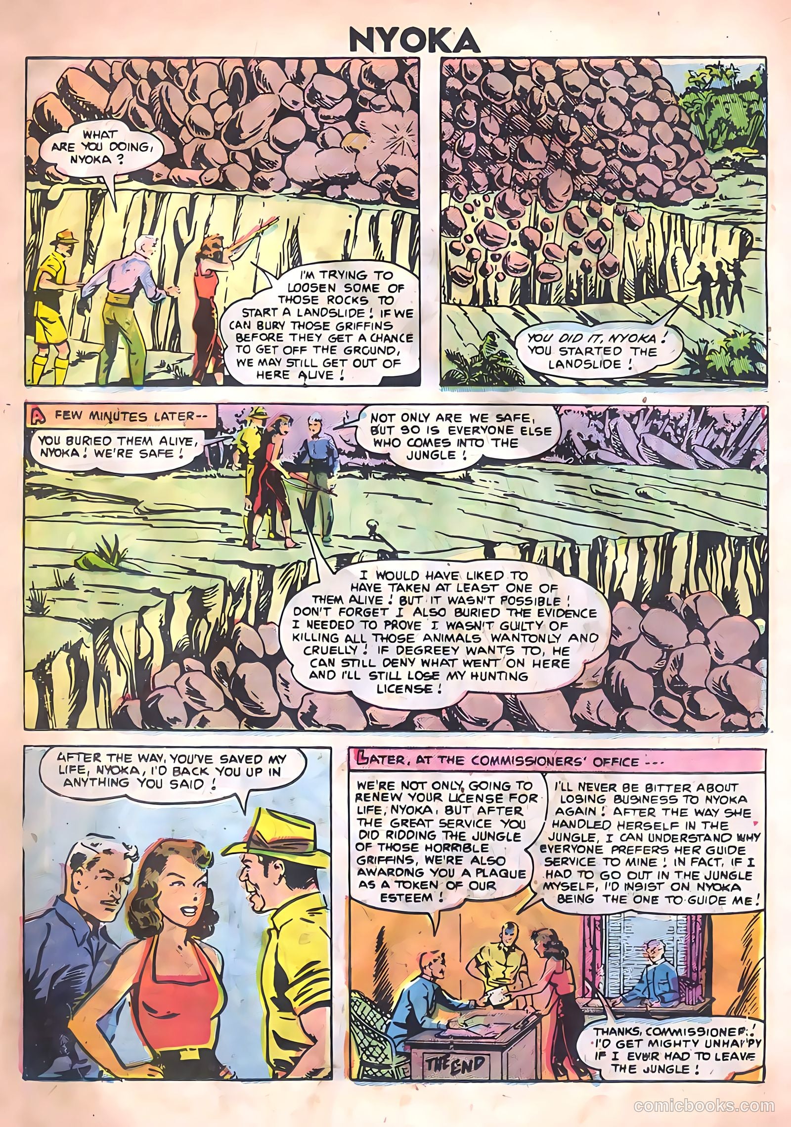 Nyoka the Jungle Girl #14 — page 26 of 36
