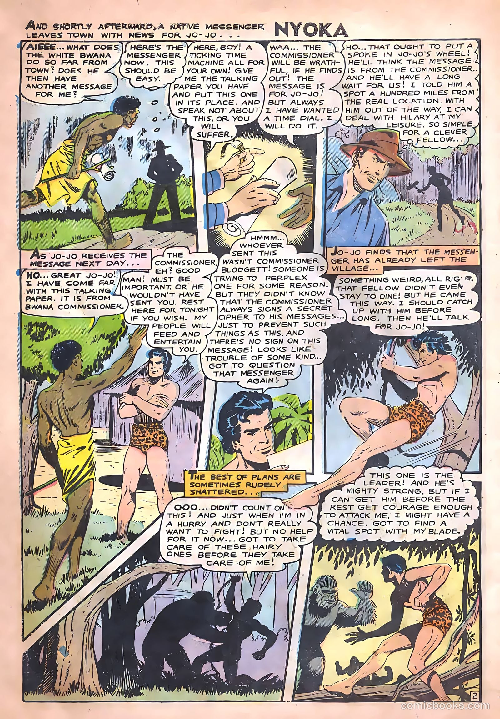 Nyoka the Jungle Girl #14 — page 28 of 36