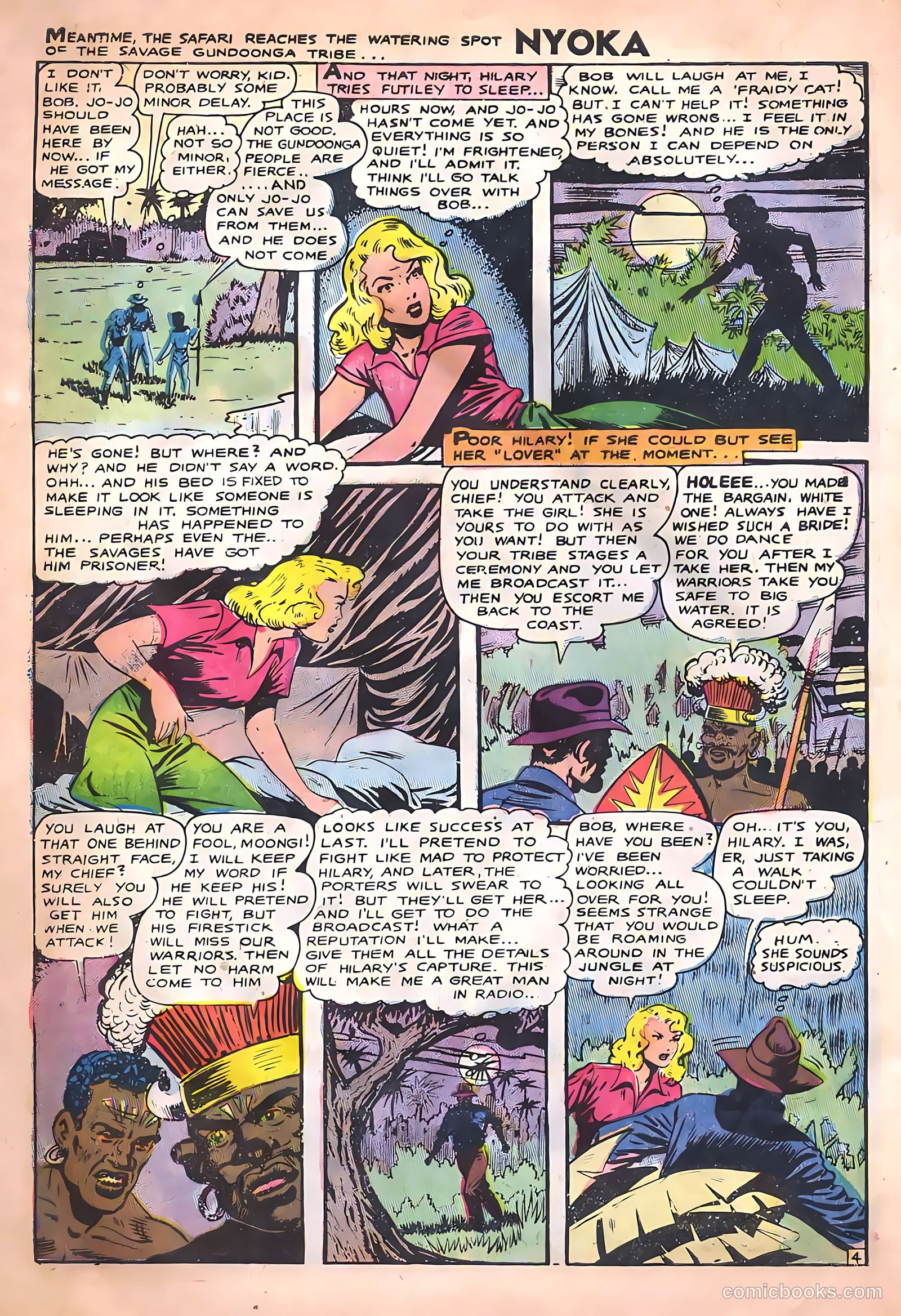 Nyoka the Jungle Girl #14 — page 30 of 36