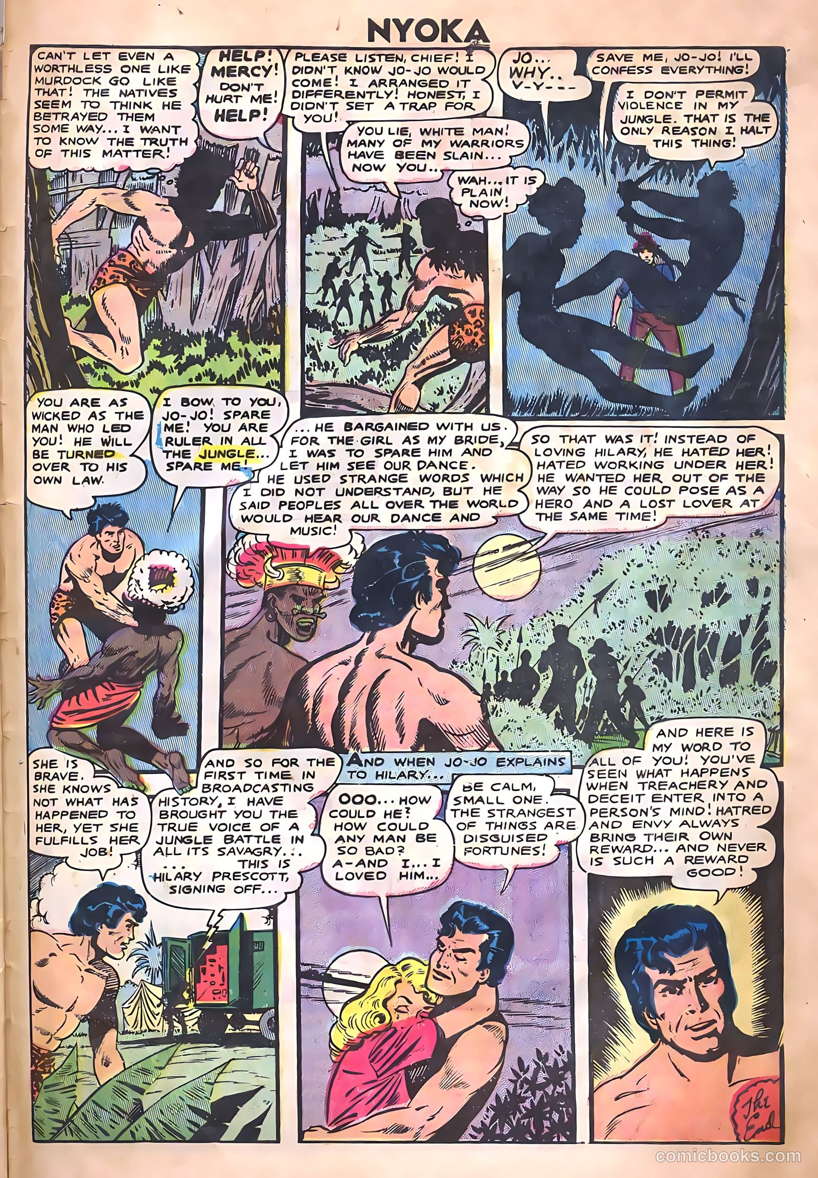Nyoka the Jungle Girl #14 — page 33 of 36