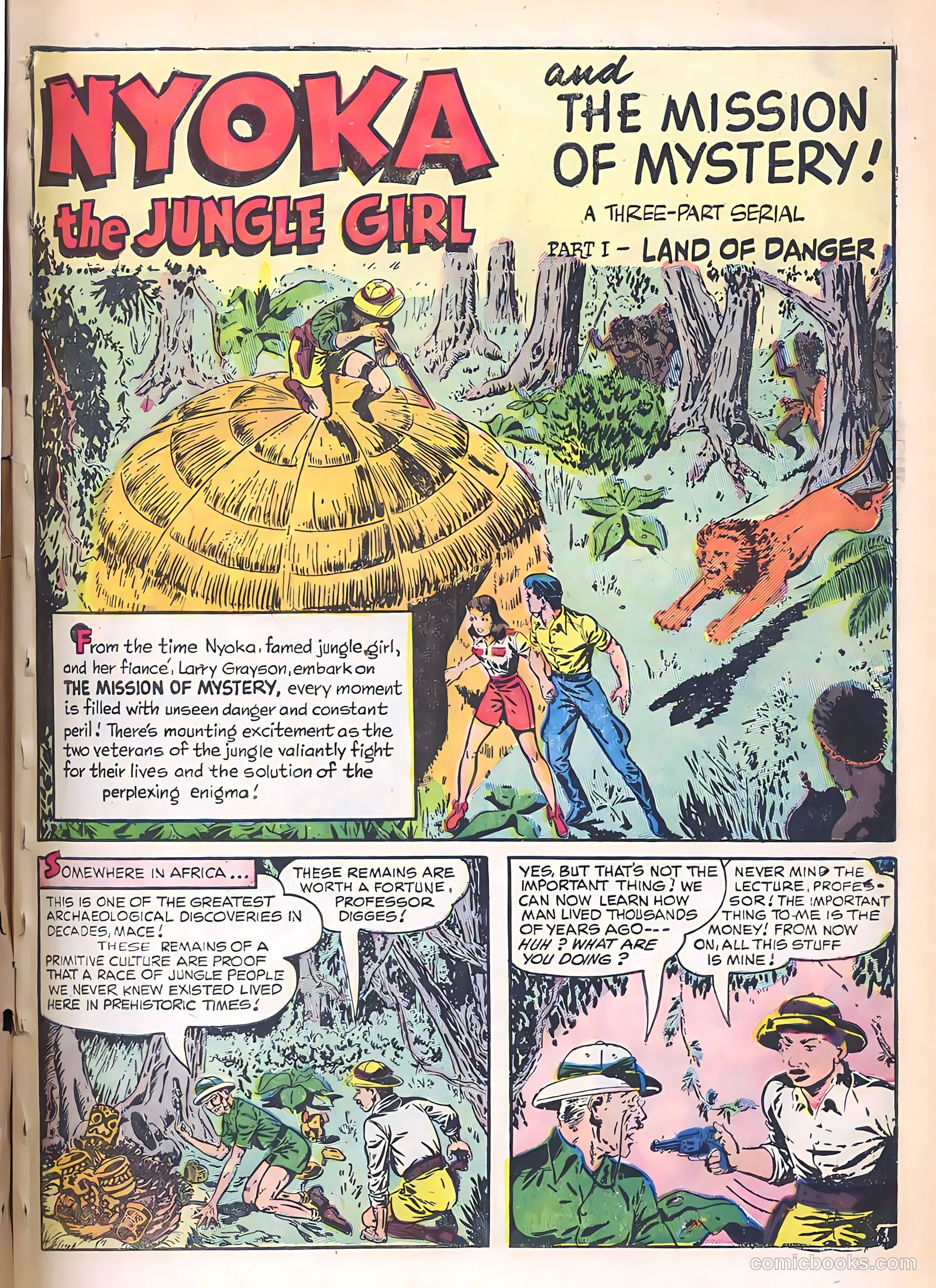 Nyoka the Jungle Girl #15 — page 3 of 36