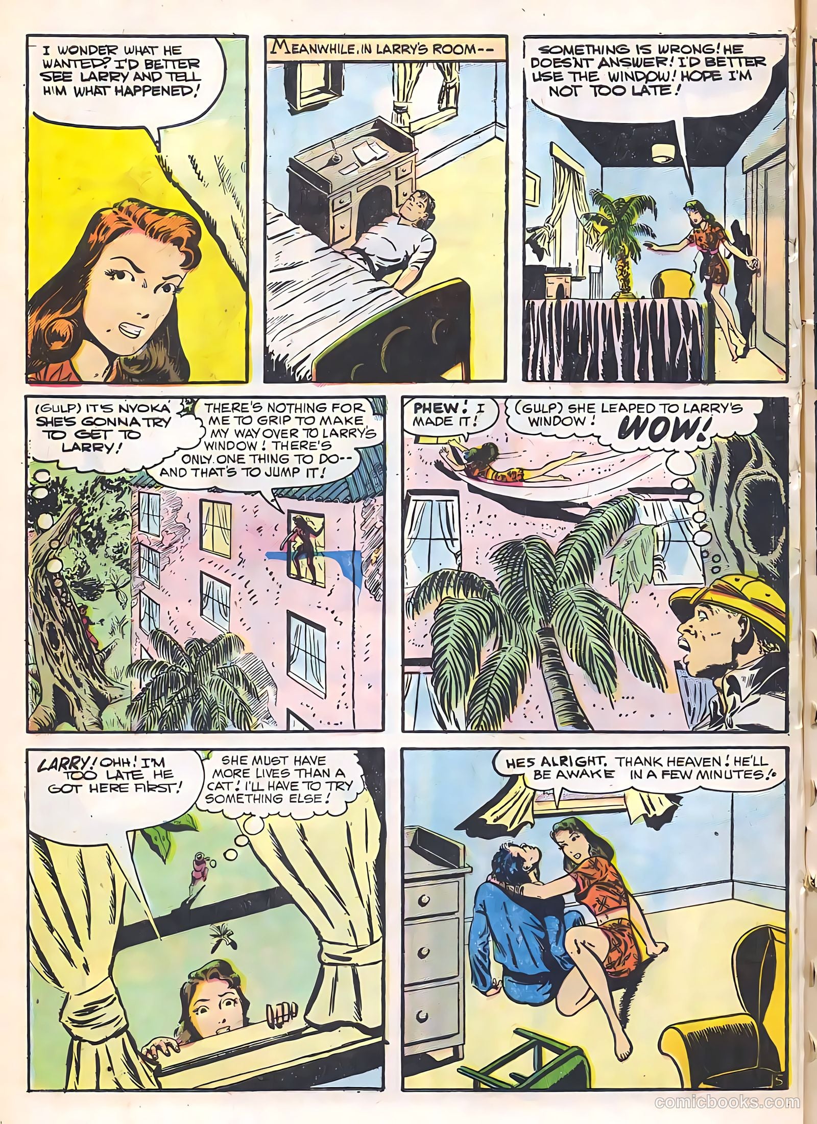 Nyoka the Jungle Girl #15 — page 8 of 36