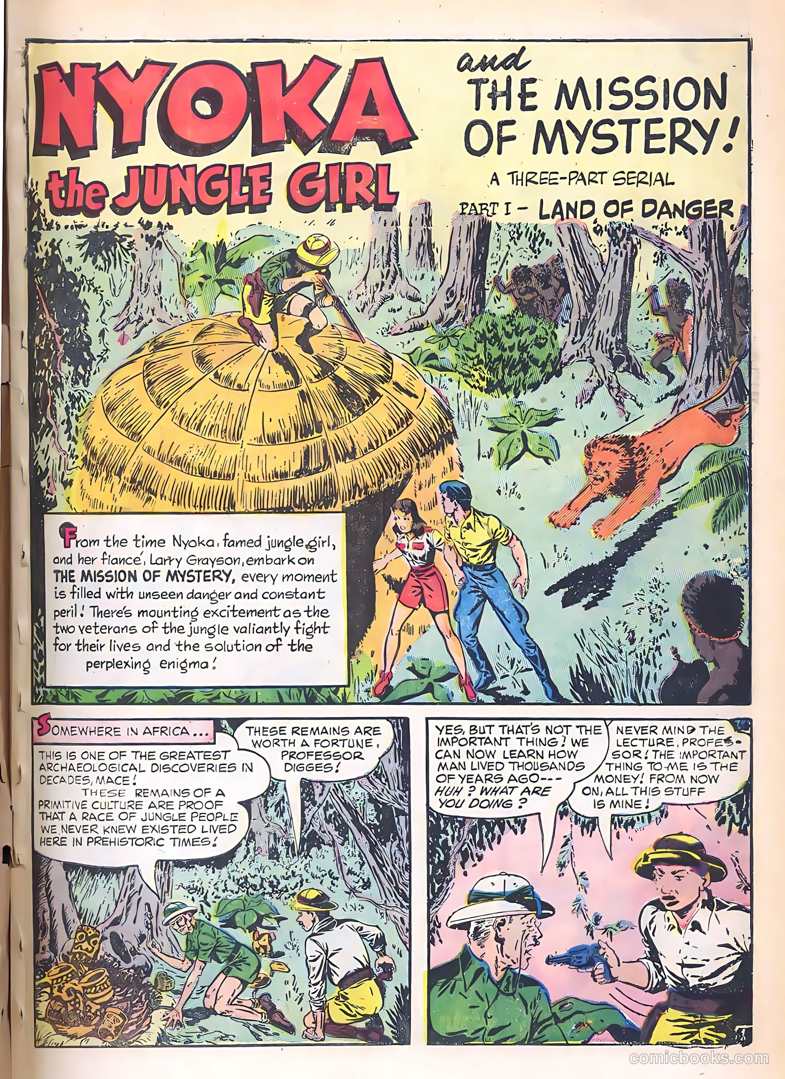 Nyoka the Jungle Girl #15 — page 3 of 36