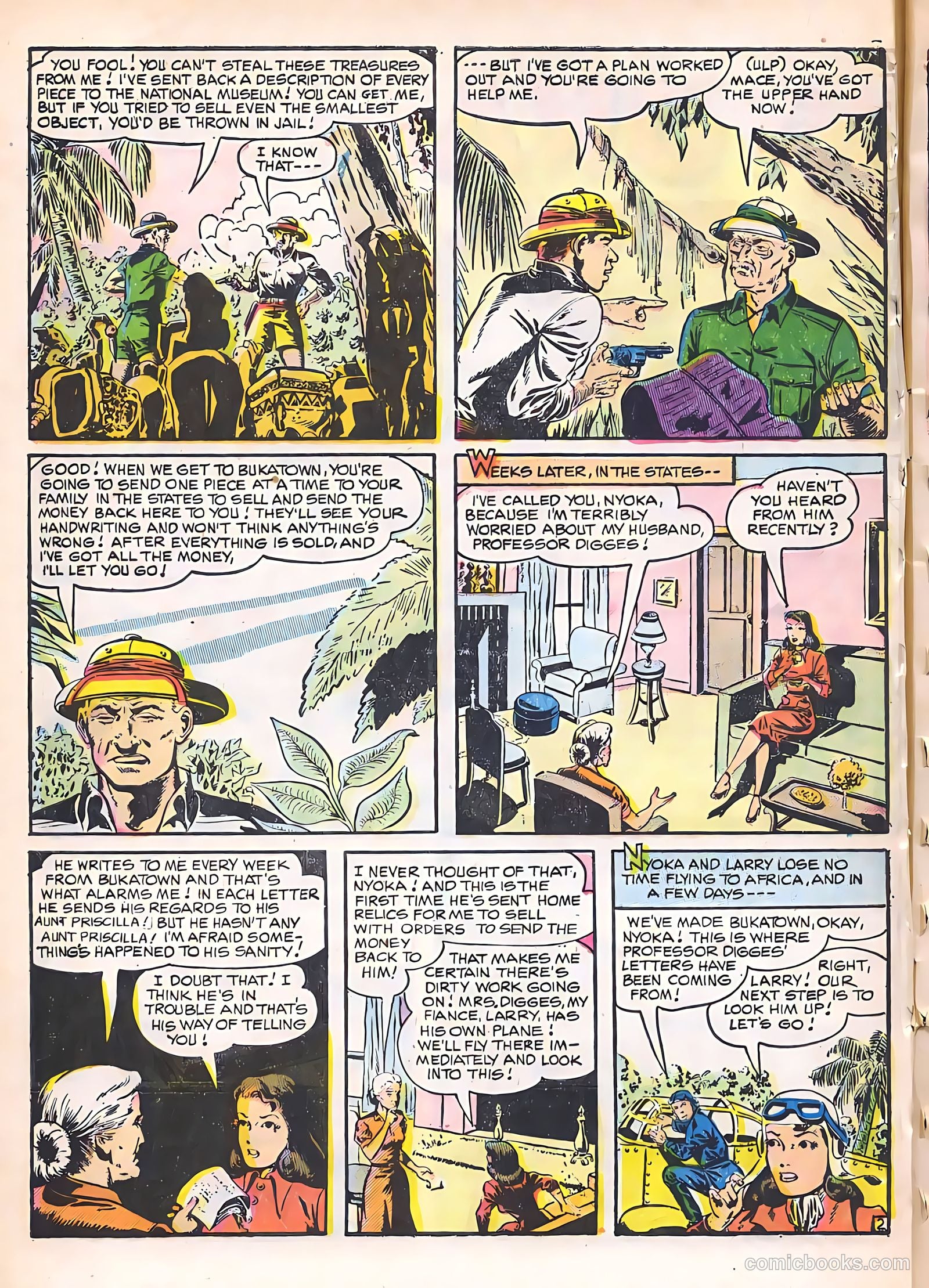 Nyoka the Jungle Girl #15 — page 4 of 36