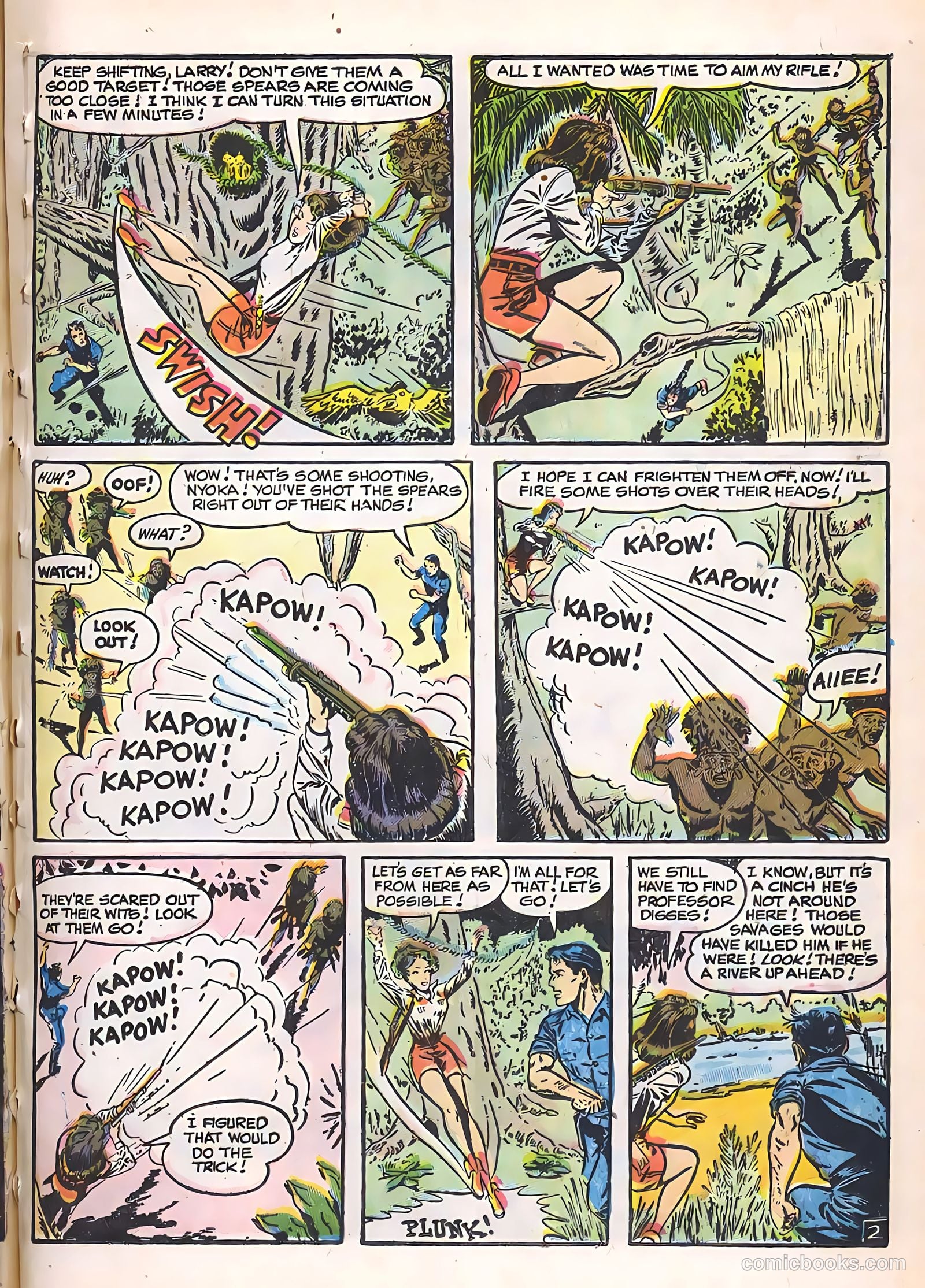 Nyoka the Jungle Girl #15 — page 17 of 36
