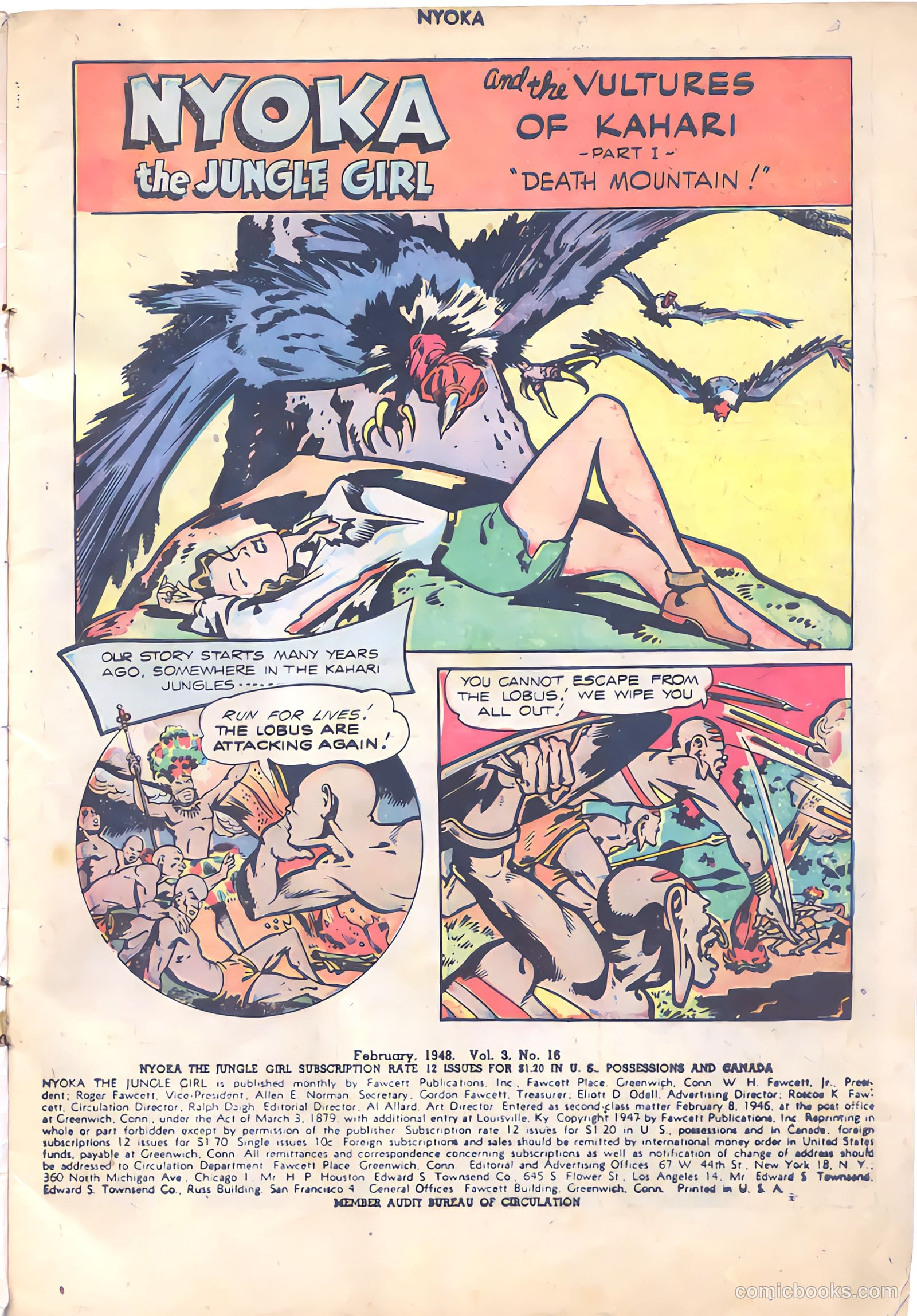 Nyoka the Jungle Girl #16 — page 3 of 36