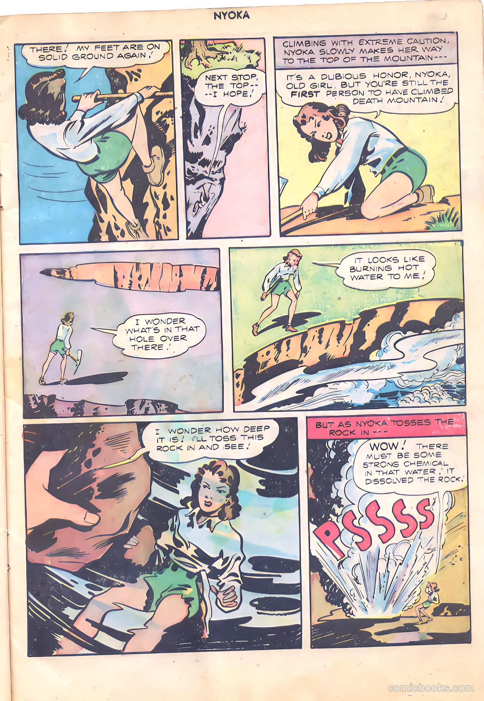 Nyoka the Jungle Girl #16 — page 7 of 36