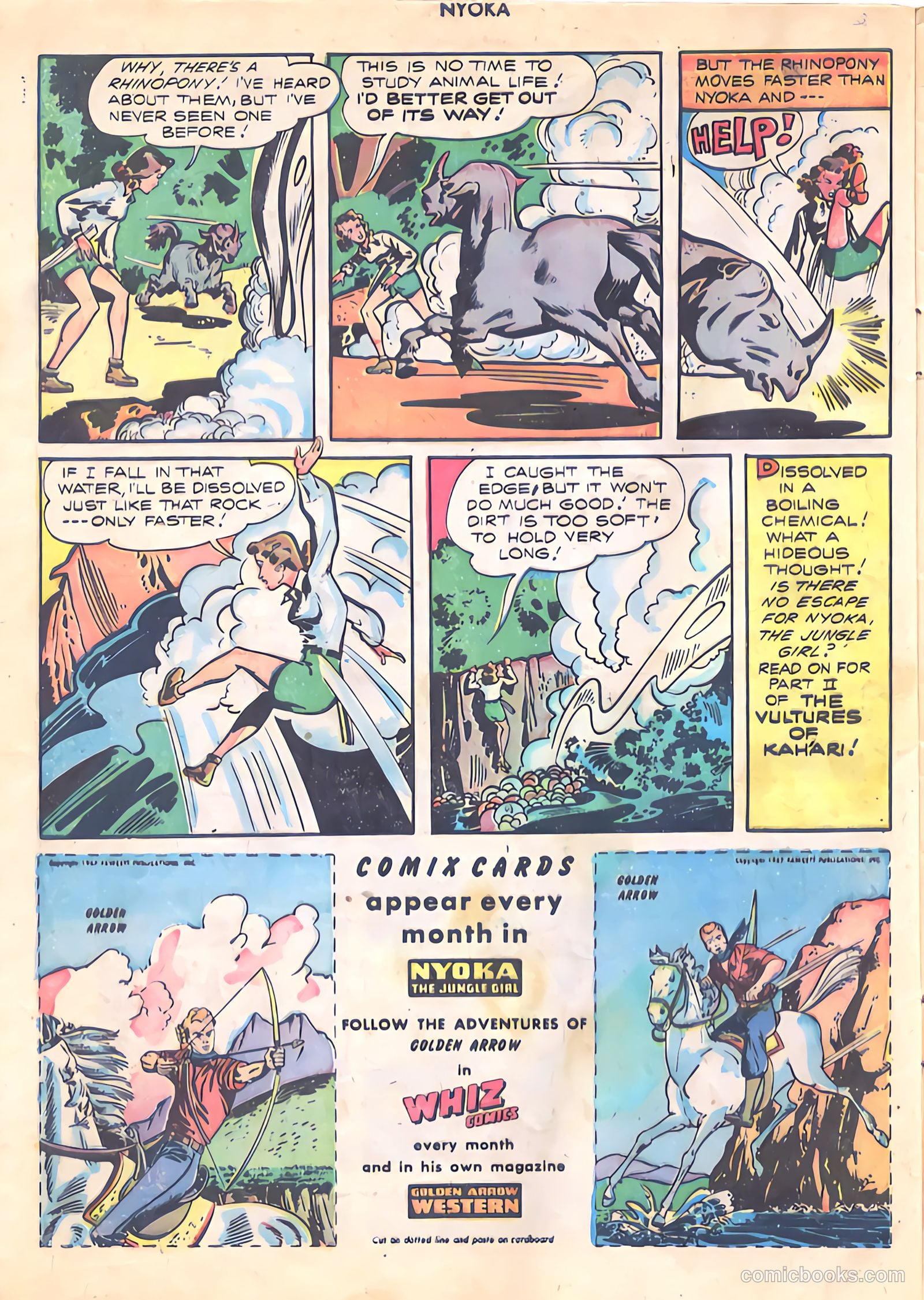 Nyoka the Jungle Girl #16 — page 8 of 36