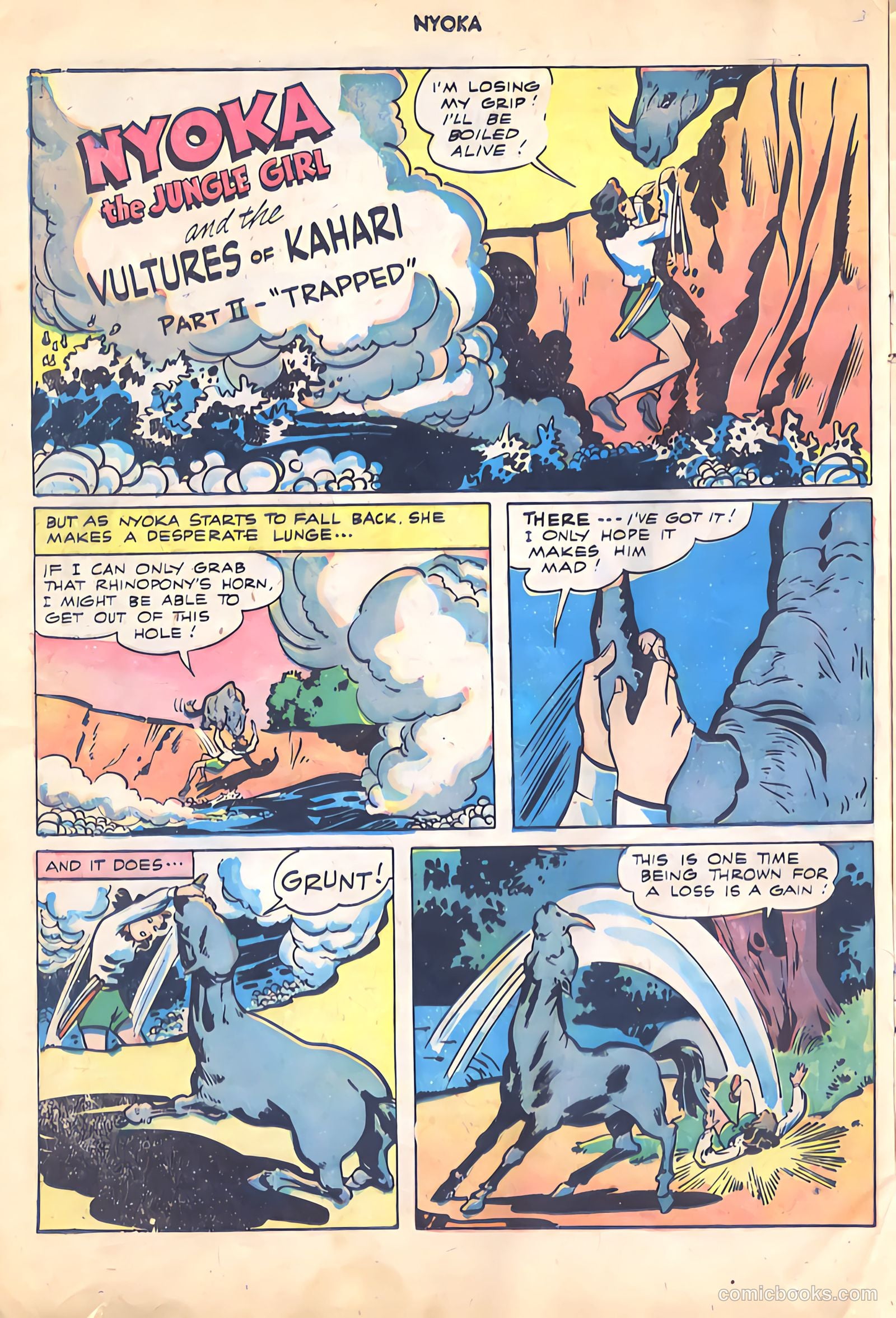 Nyoka the Jungle Girl #16 — page 16 of 36