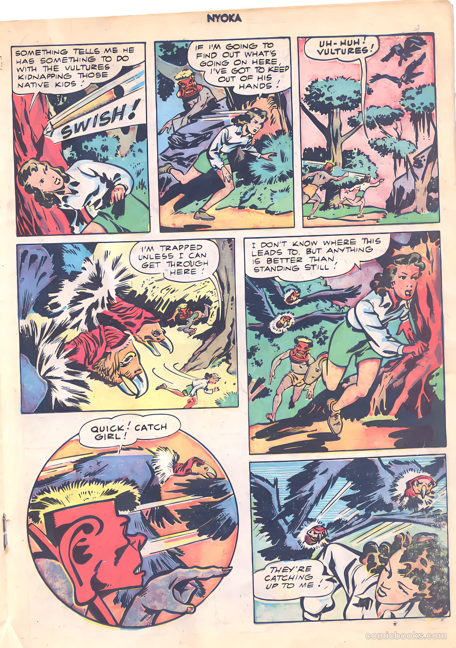 Nyoka the Jungle Girl #16 — page 19 of 36
