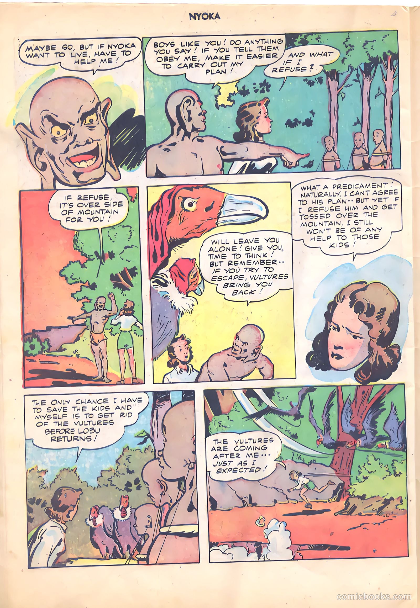 Nyoka the Jungle Girl #16 — page 30 of 36