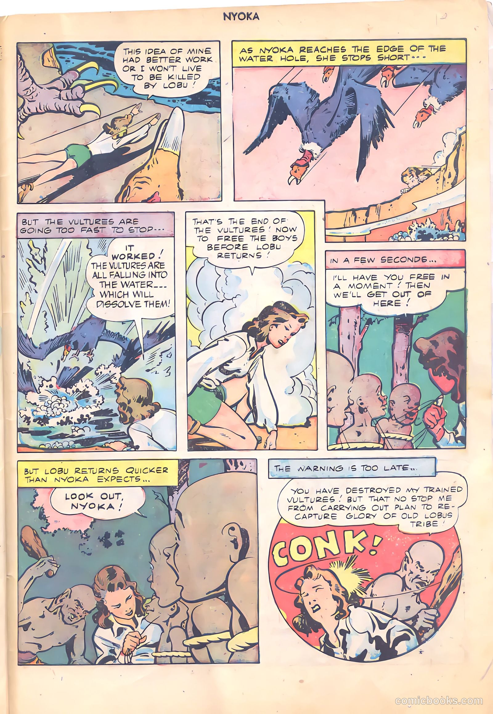Nyoka the Jungle Girl #16 — page 31 of 36