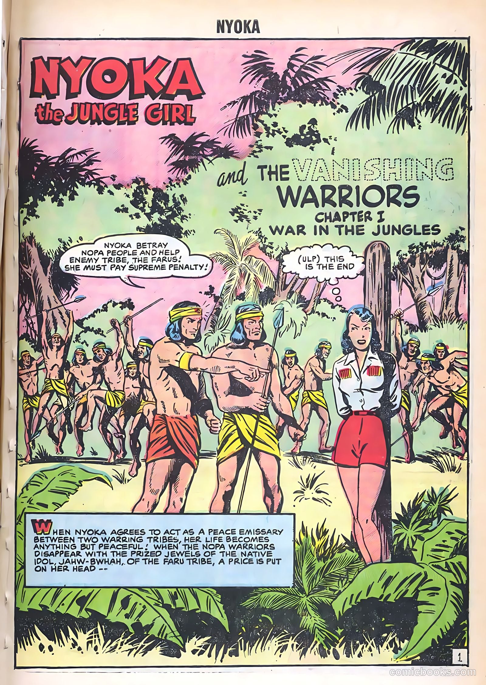 Nyoka the Jungle Girl #16 — page 3 of 36