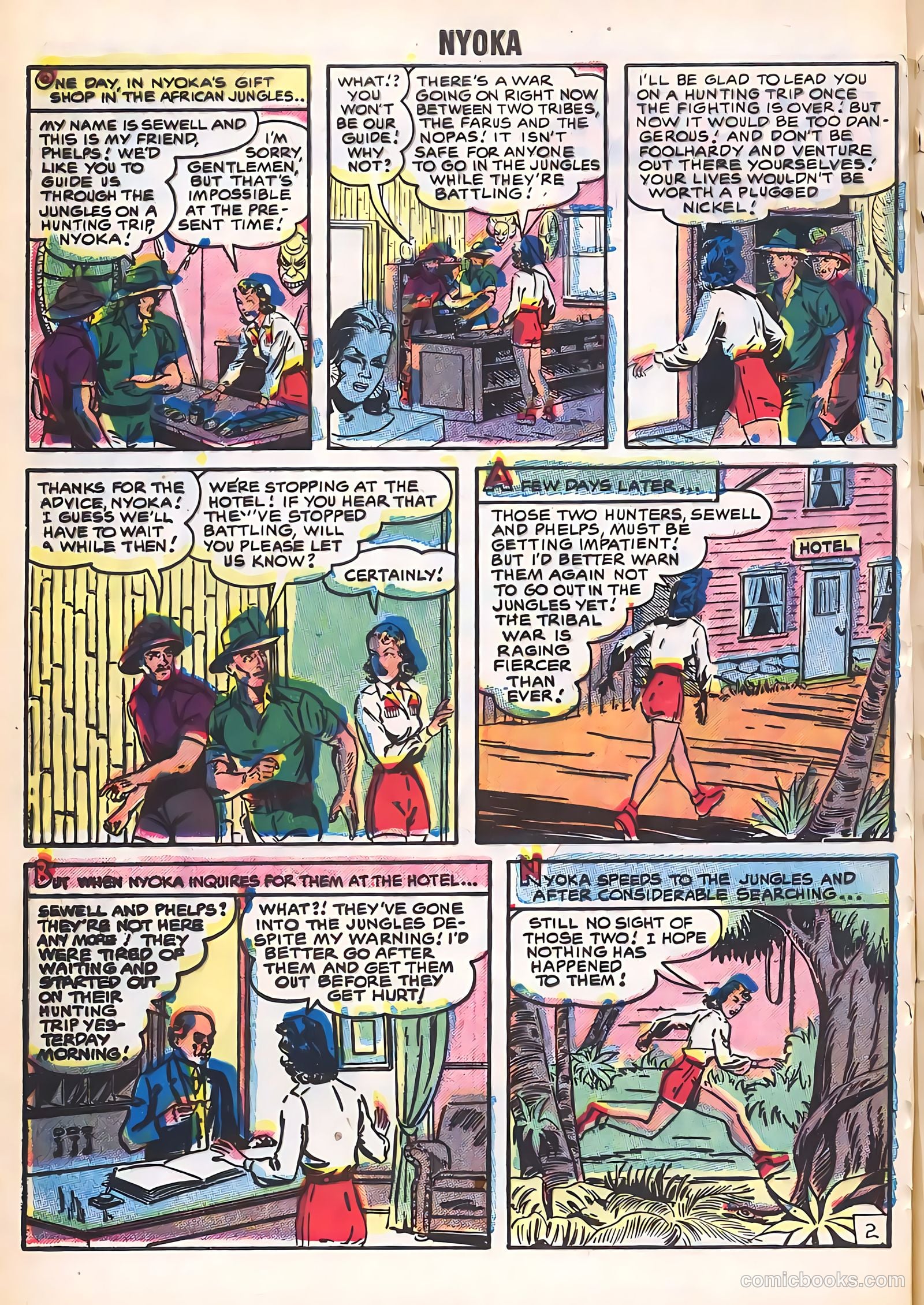 Nyoka the Jungle Girl #16 — page 4 of 36