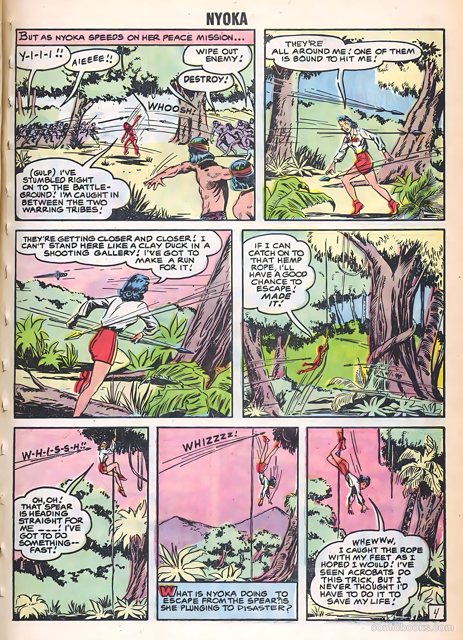 Nyoka the Jungle Girl #16 — page 7 of 36