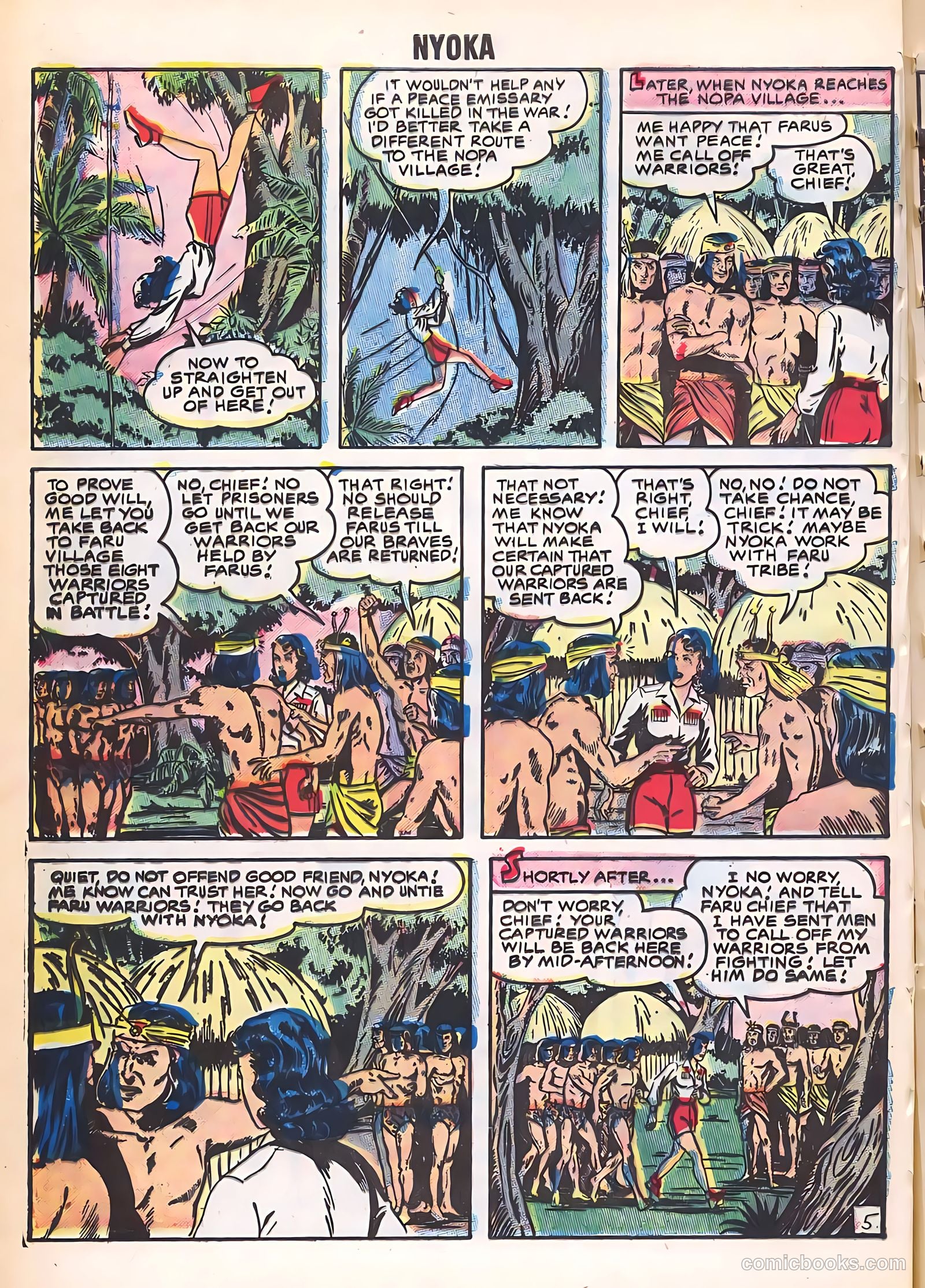 Nyoka the Jungle Girl #16 — page 8 of 36